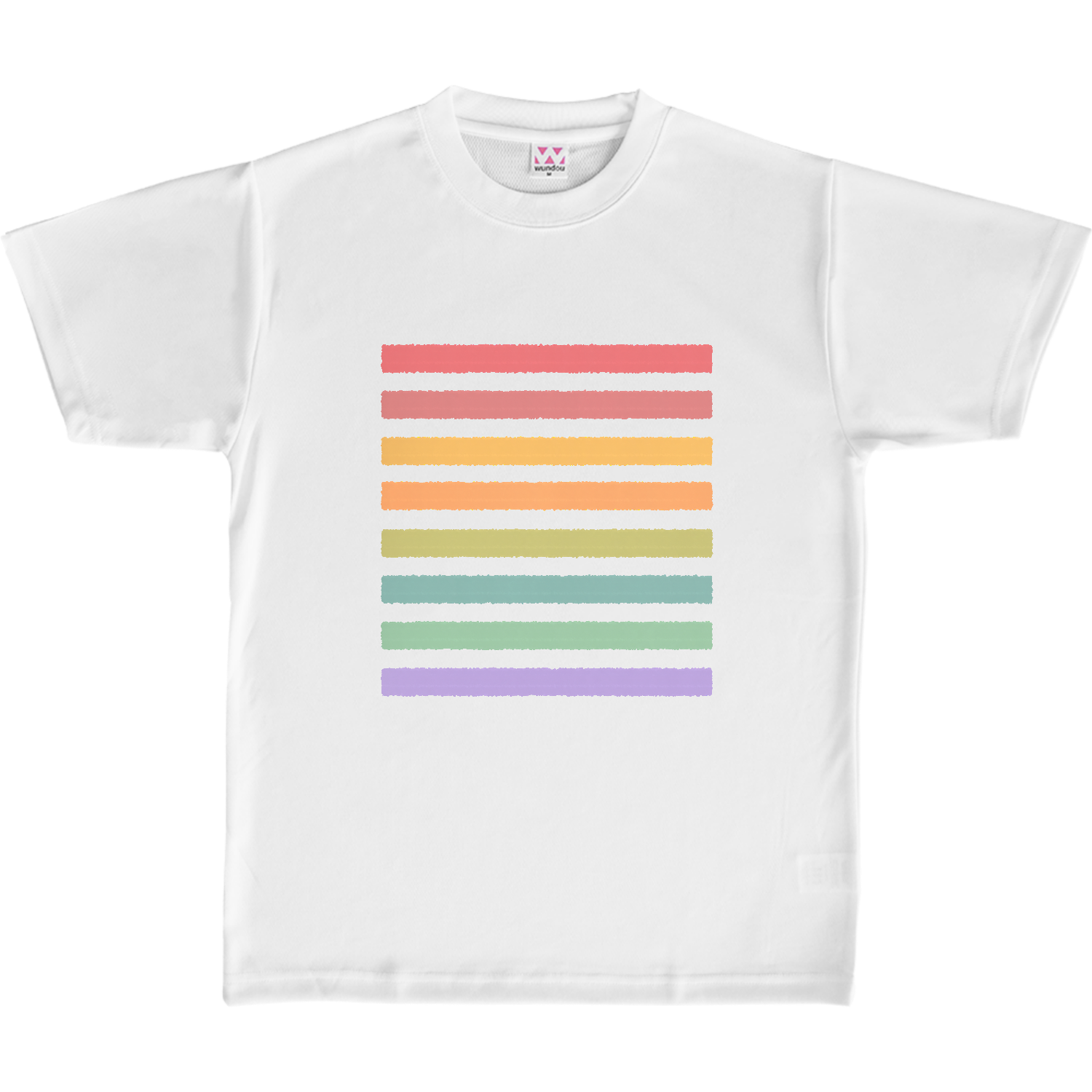 くすみ色ボーダー 定番ドライライトＴシャツ