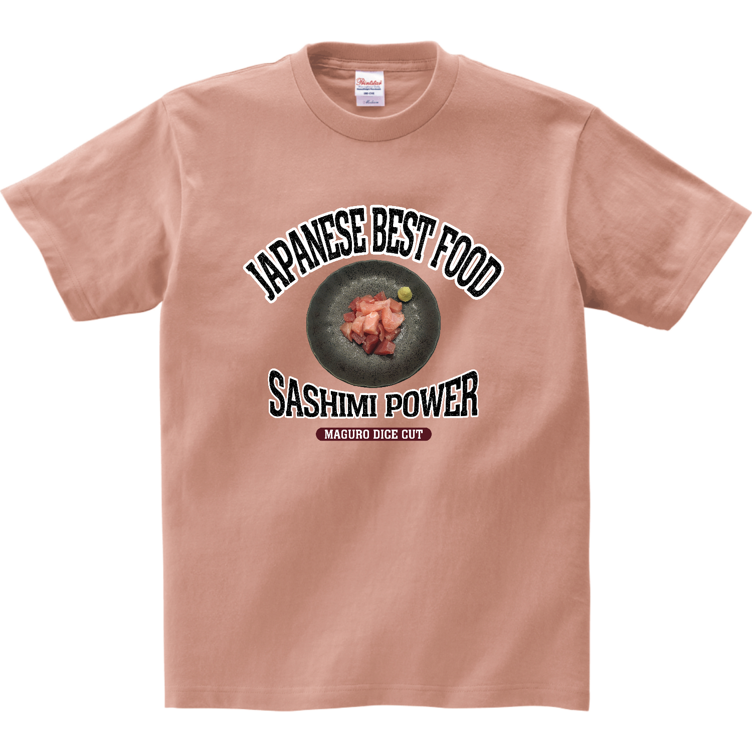 マグロのぶつ切り（ビンテージ風） リミテッドカラーＴシャツ