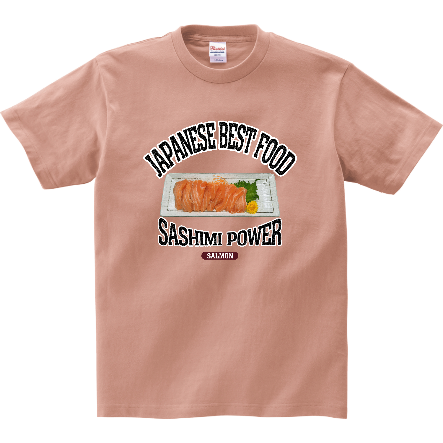 サーモンの刺身（ビンテージ風） リミテッドカラーＴシャツ