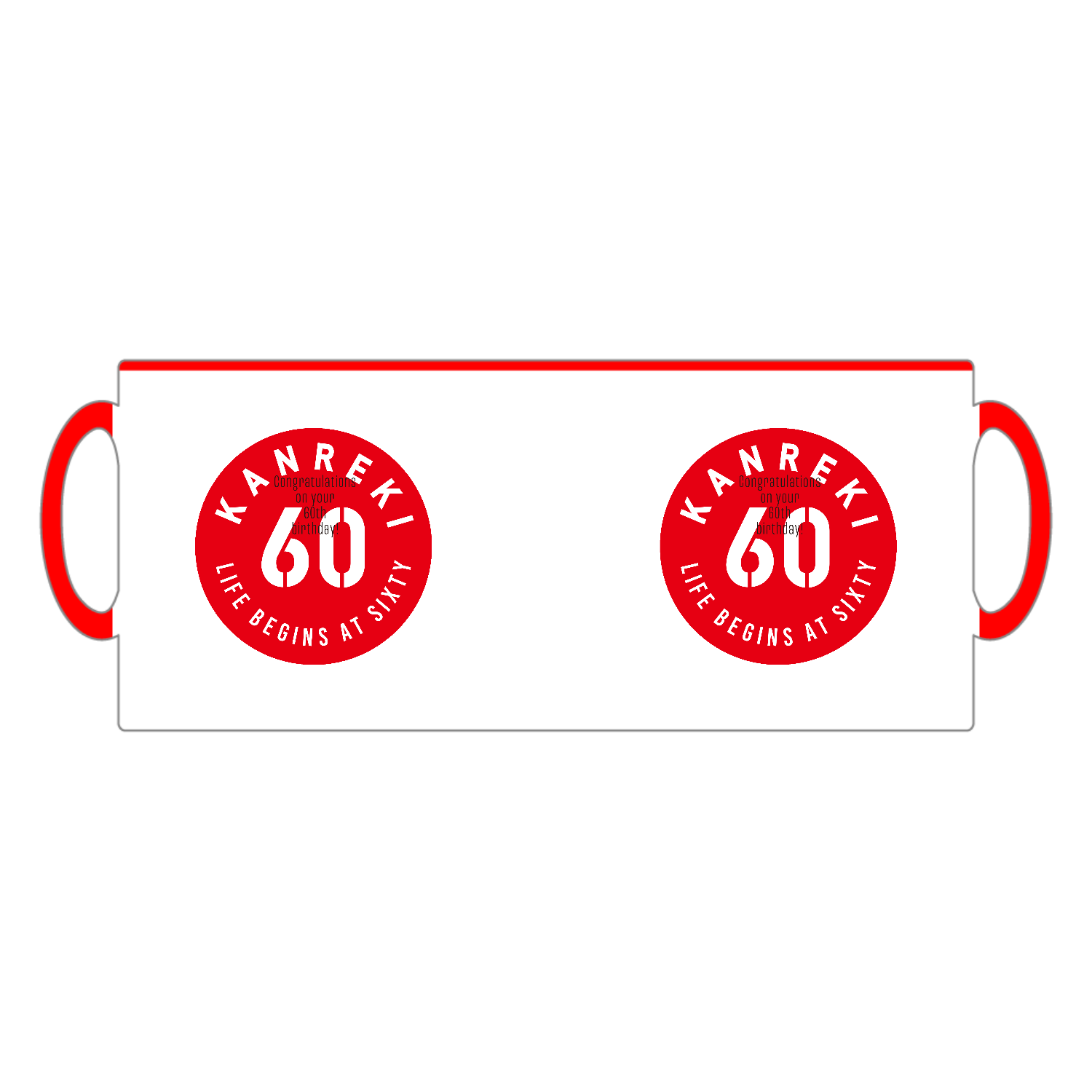 KANREKI・60・還暦・円形2トーンマグカップ1