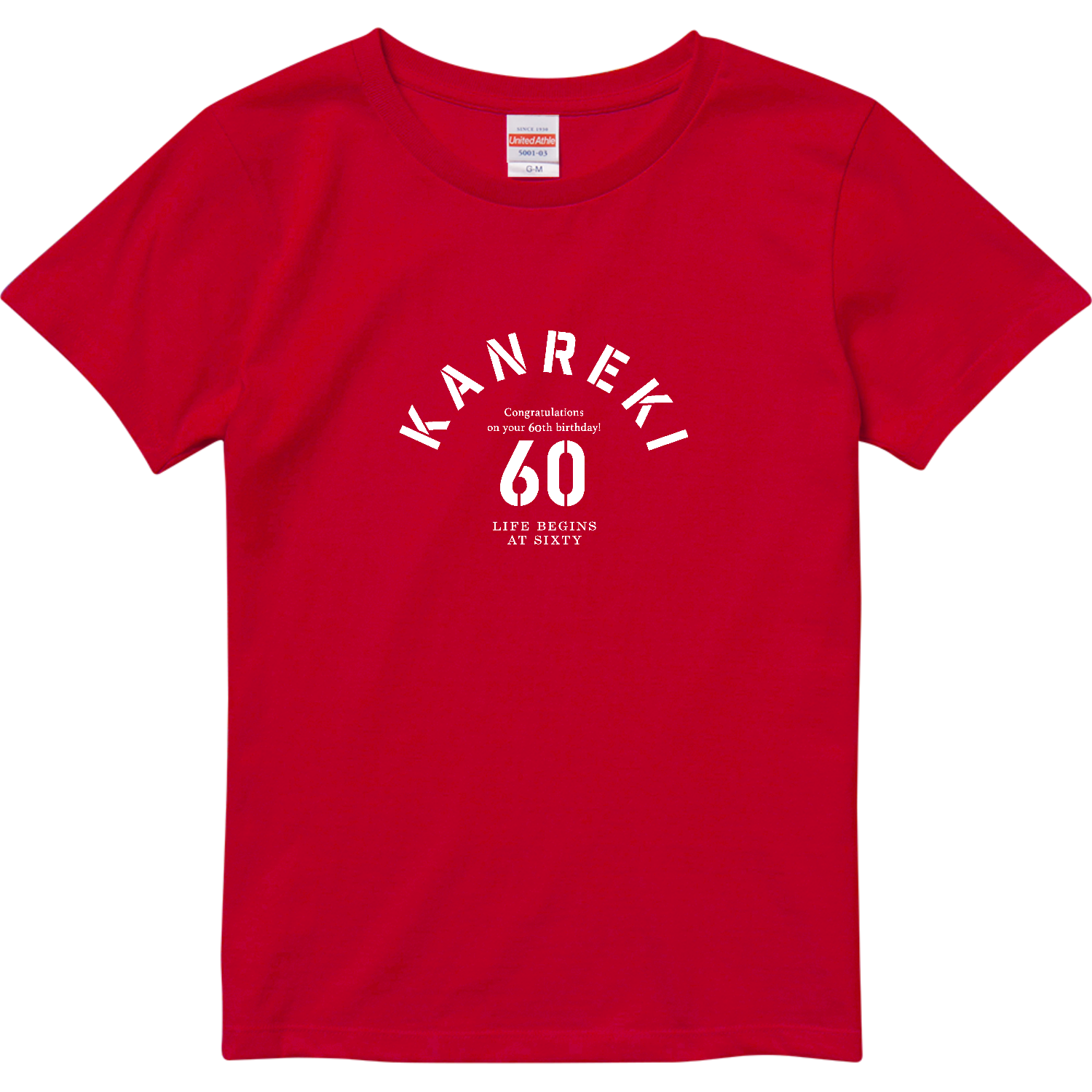 KANREKI・60・還暦 3 ハイクオリティーTシャツ（ガールズ）