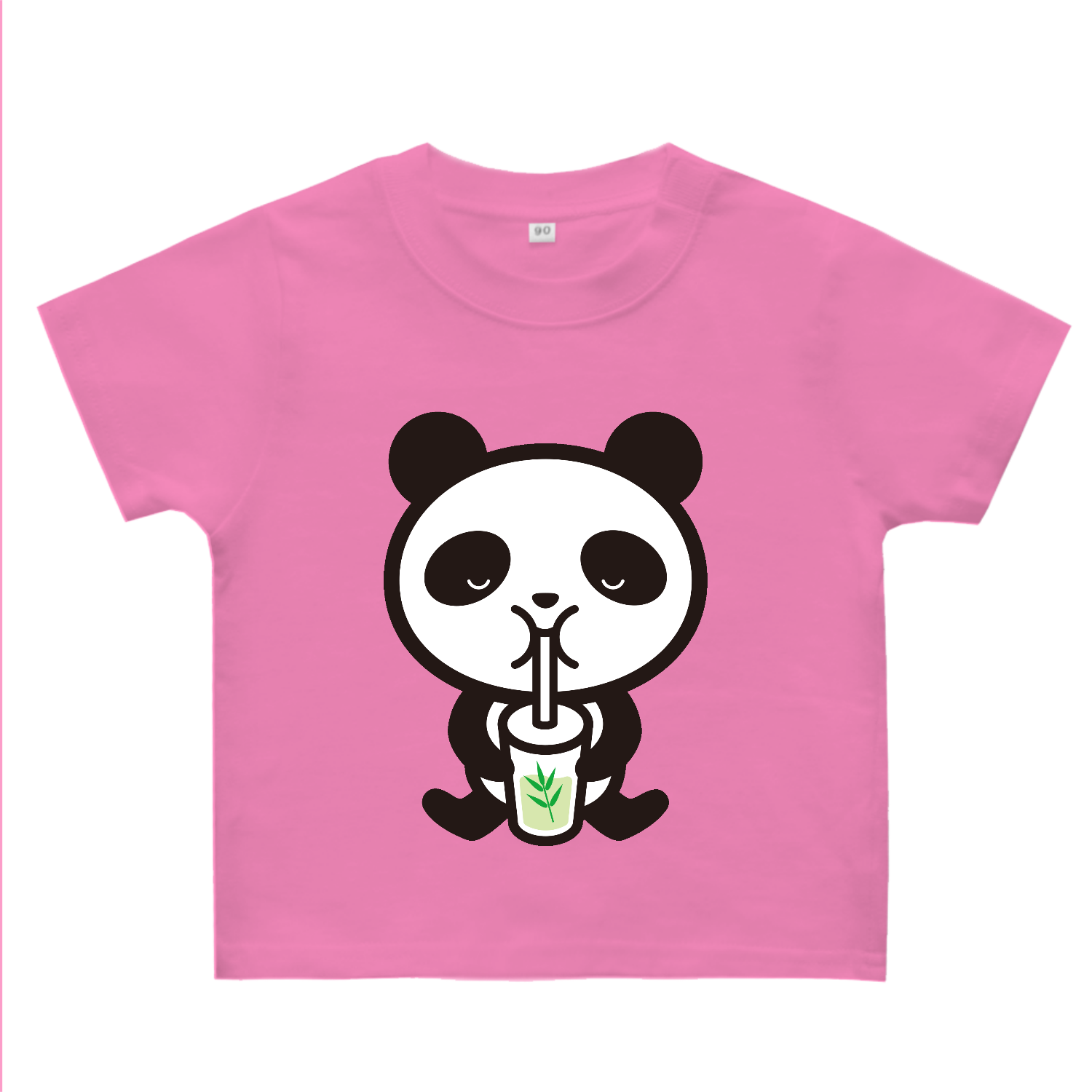 パンダ・笹ジュース ヘビーウェイトベビーＴシャツ