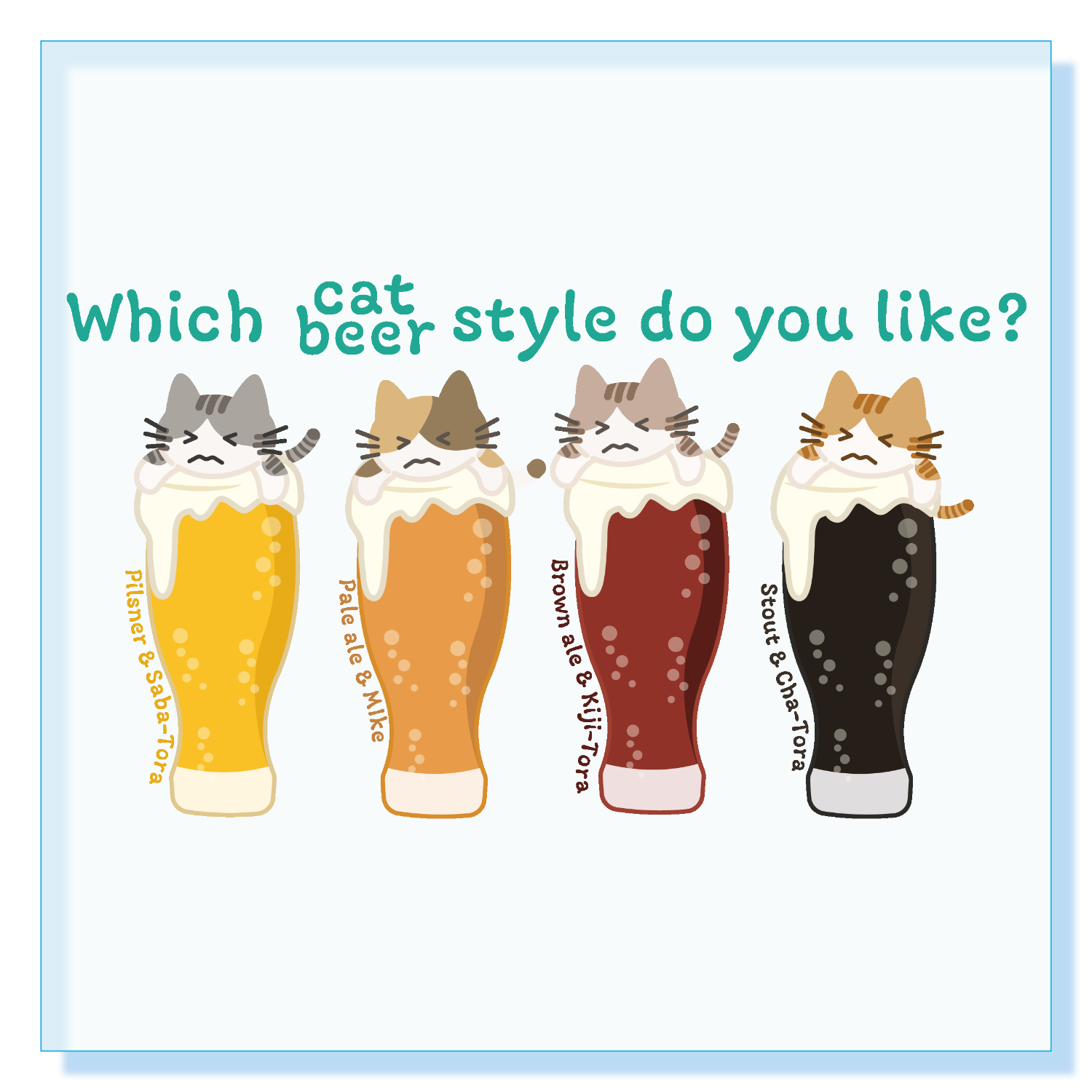 ビールと猫 パネル｜楽猫楽描しげ屋 - オリラボマーケット