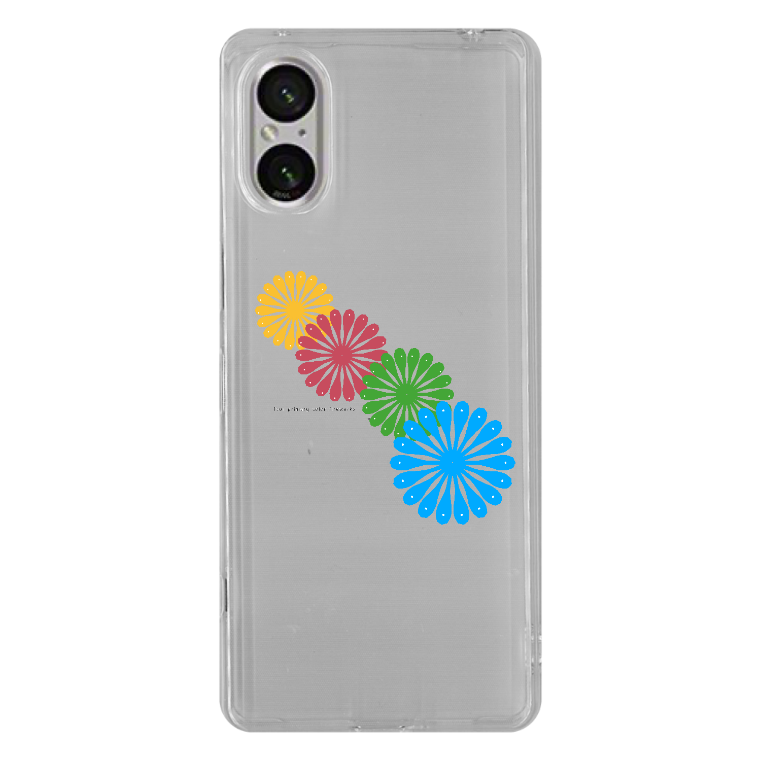 四原色花火 Xperia 5 V ソフトケース