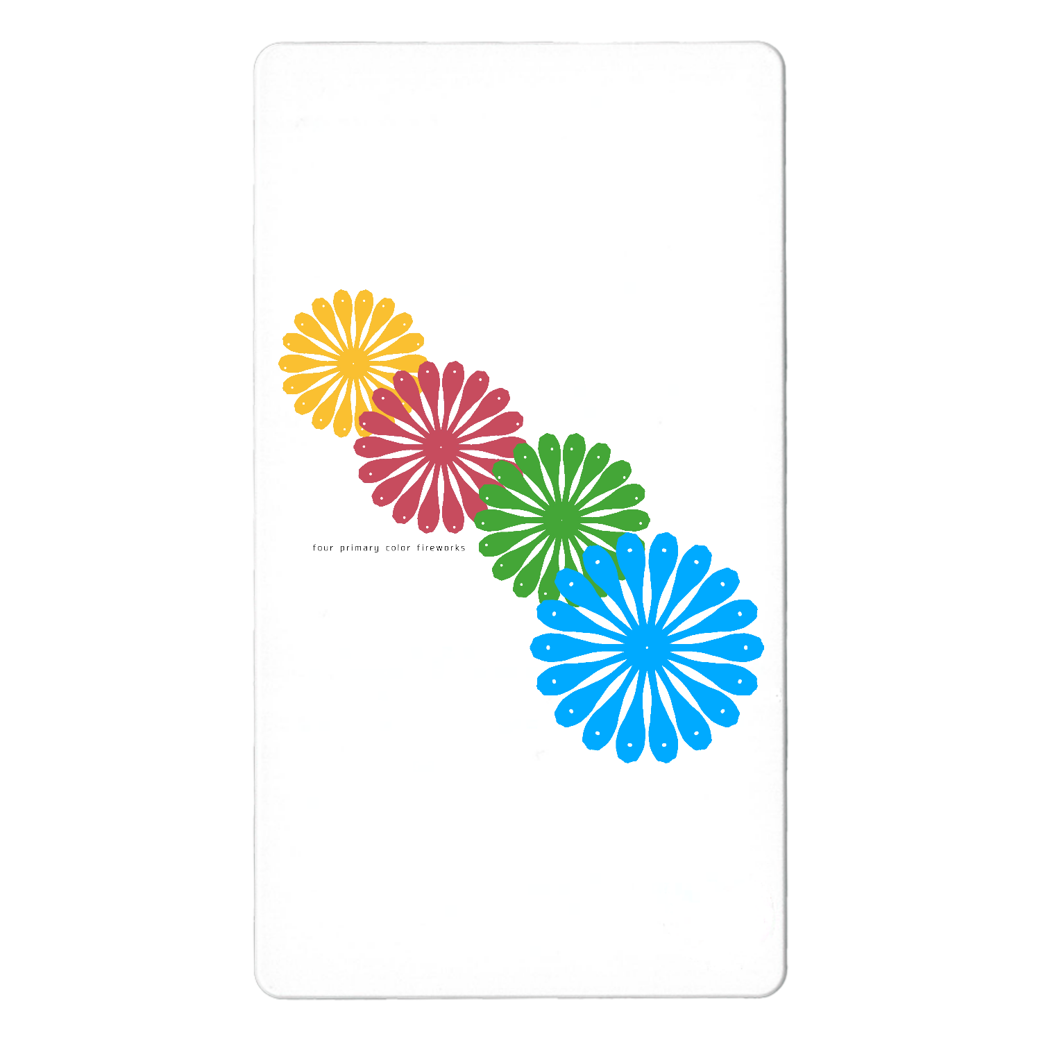 四原色花火 モバイルチャージャー4000フラット
