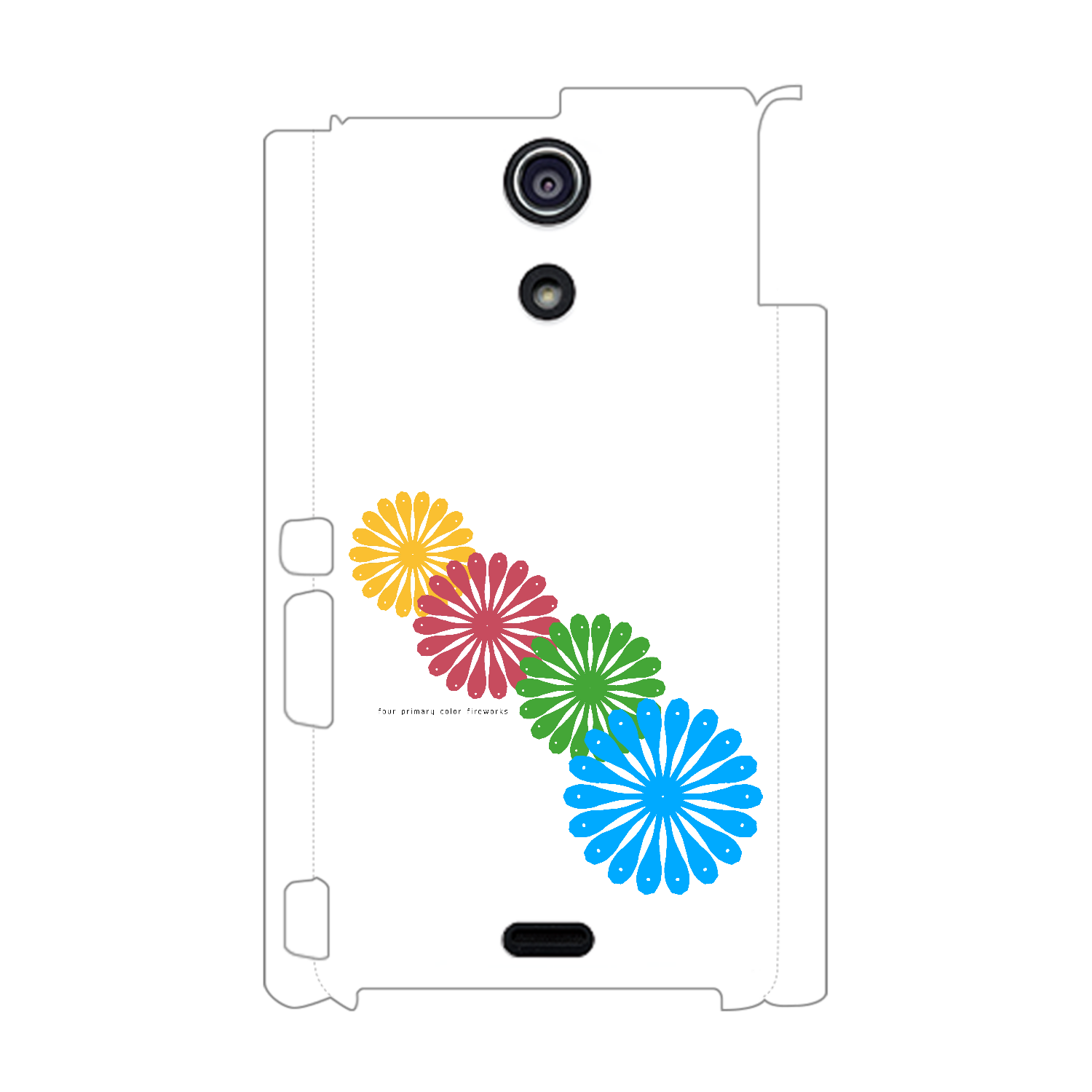 四原色花火 Xperia A(SO-04E)