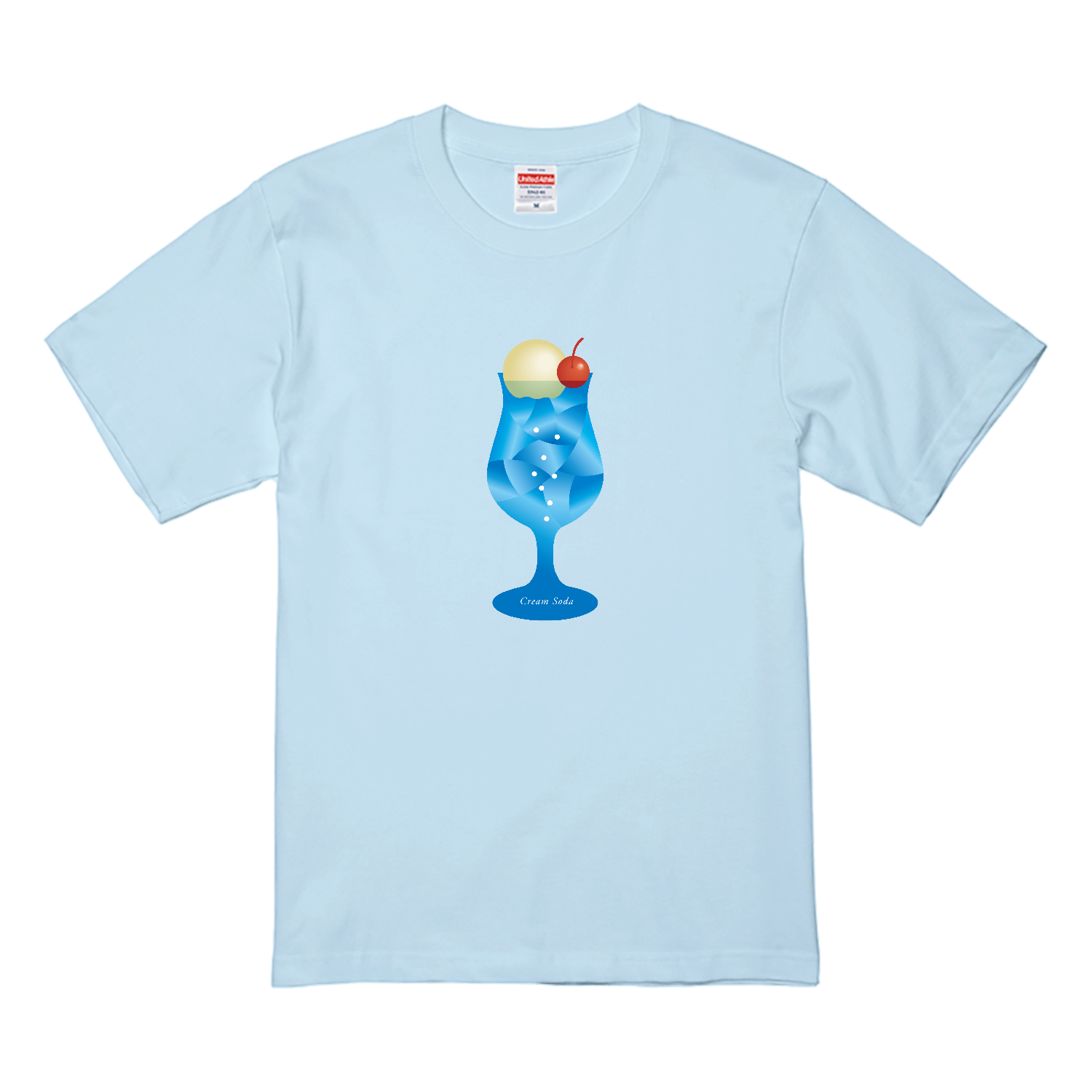 おいしいクリームソーダ・Cream Soda 2 Tシャツ｜piriri pop - オリ