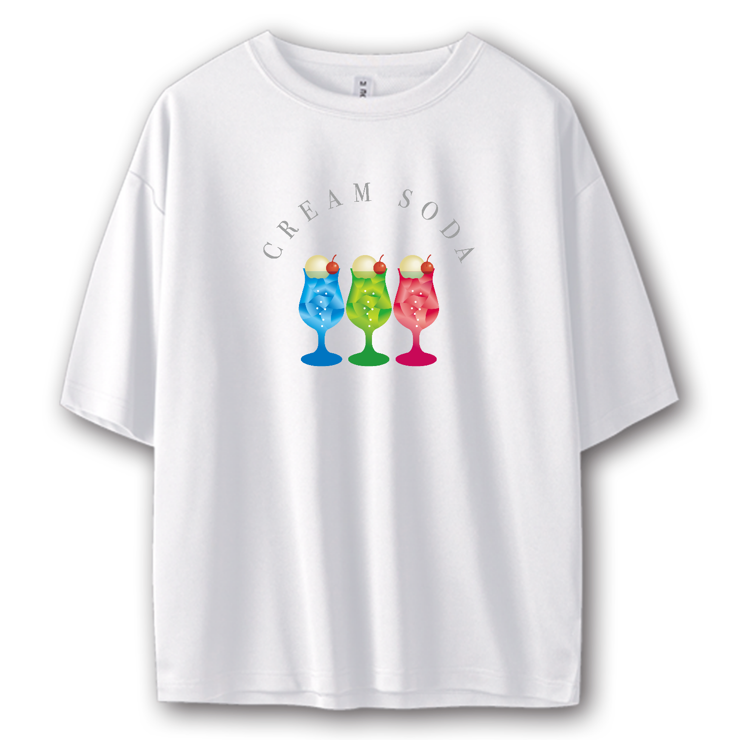 おいしいクリームソーダ・Cream Soda Tシャツ｜piriri pop - オリラボ