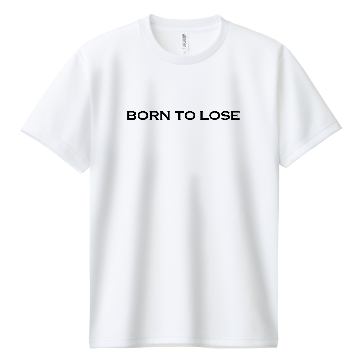 BORN TO LOSE -GTO LOGO-黒ロゴ ドライＴシャツ
