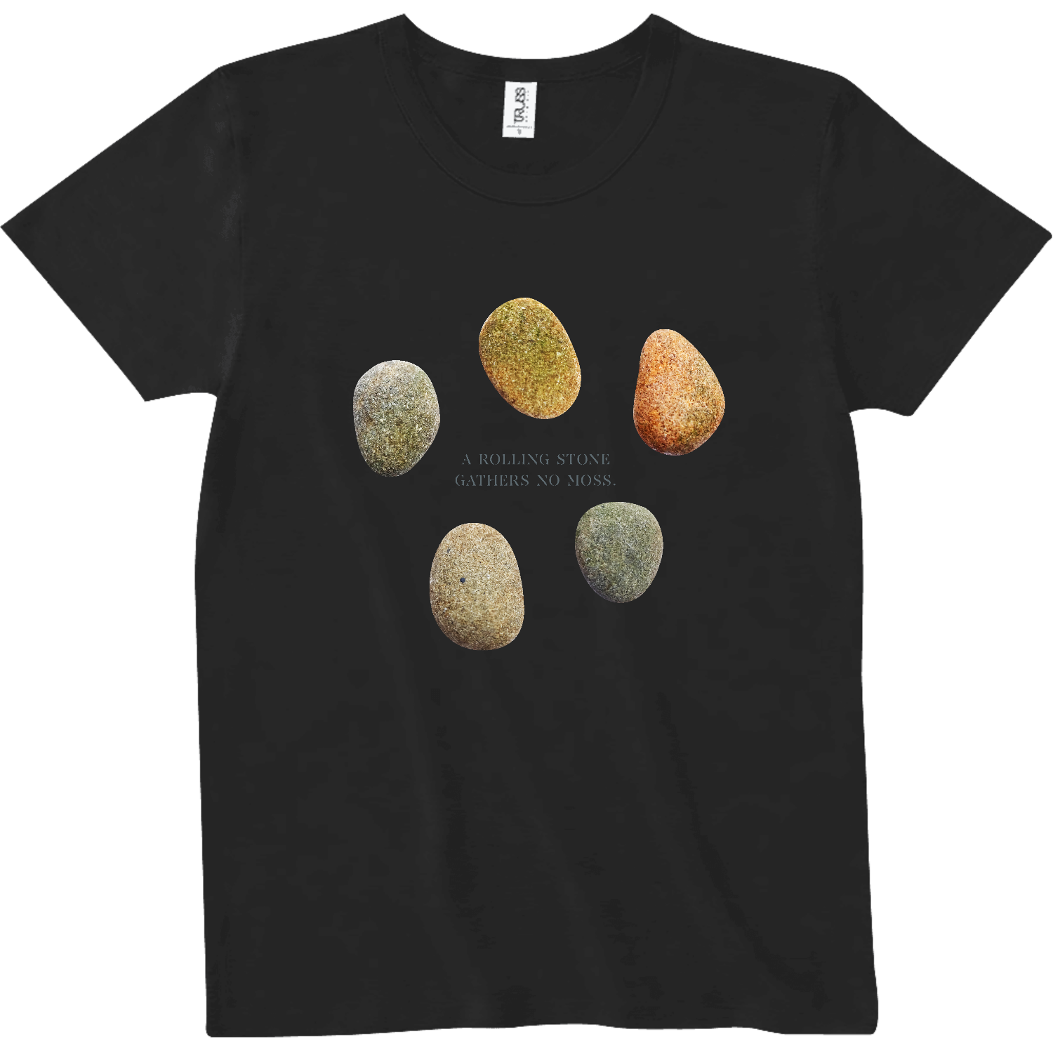 転がる石には苔が生えない トライブレンドTシャツ