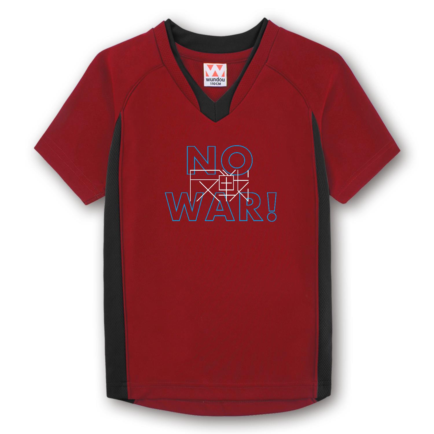 反戦 NO WAR! 17 ベーシックサッカーシャツ