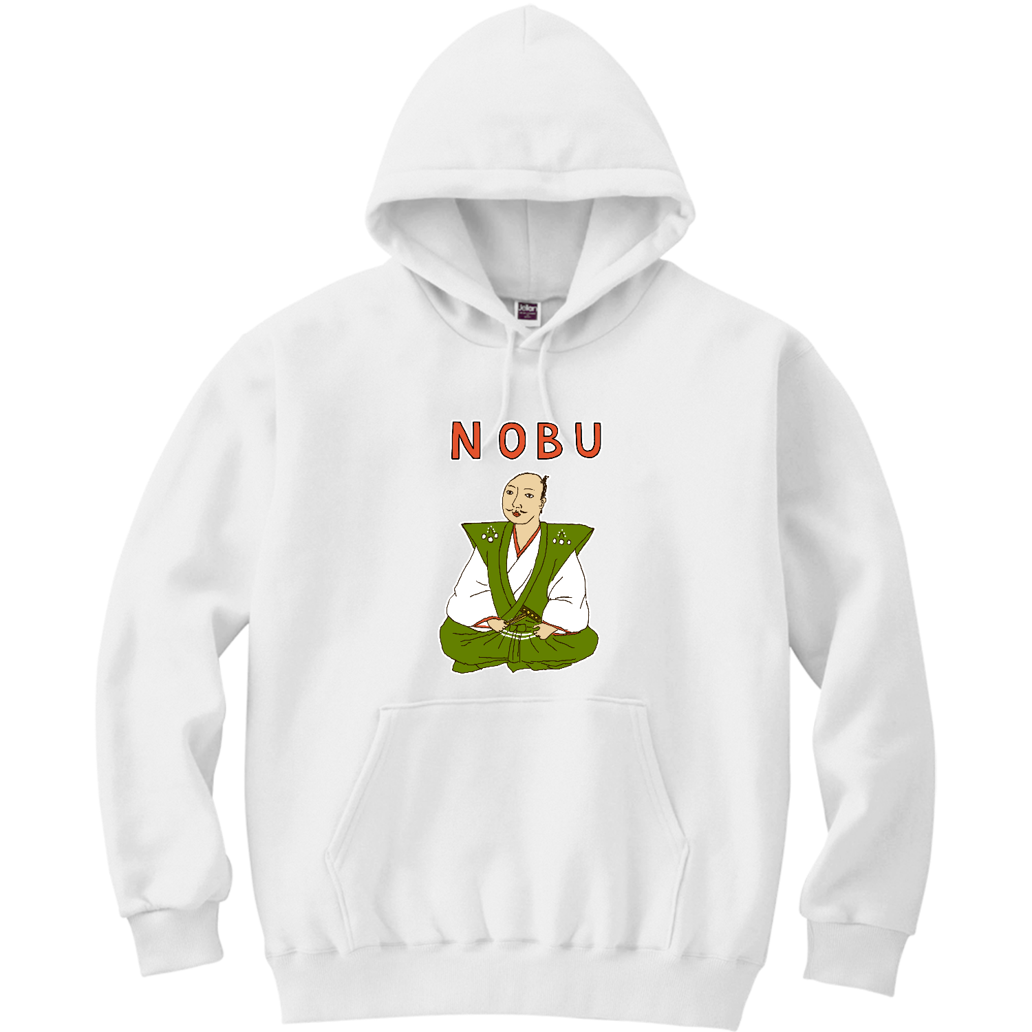 ノブ専用デザイン「NOBU」 軽量プルパーカー (長袖プリント)