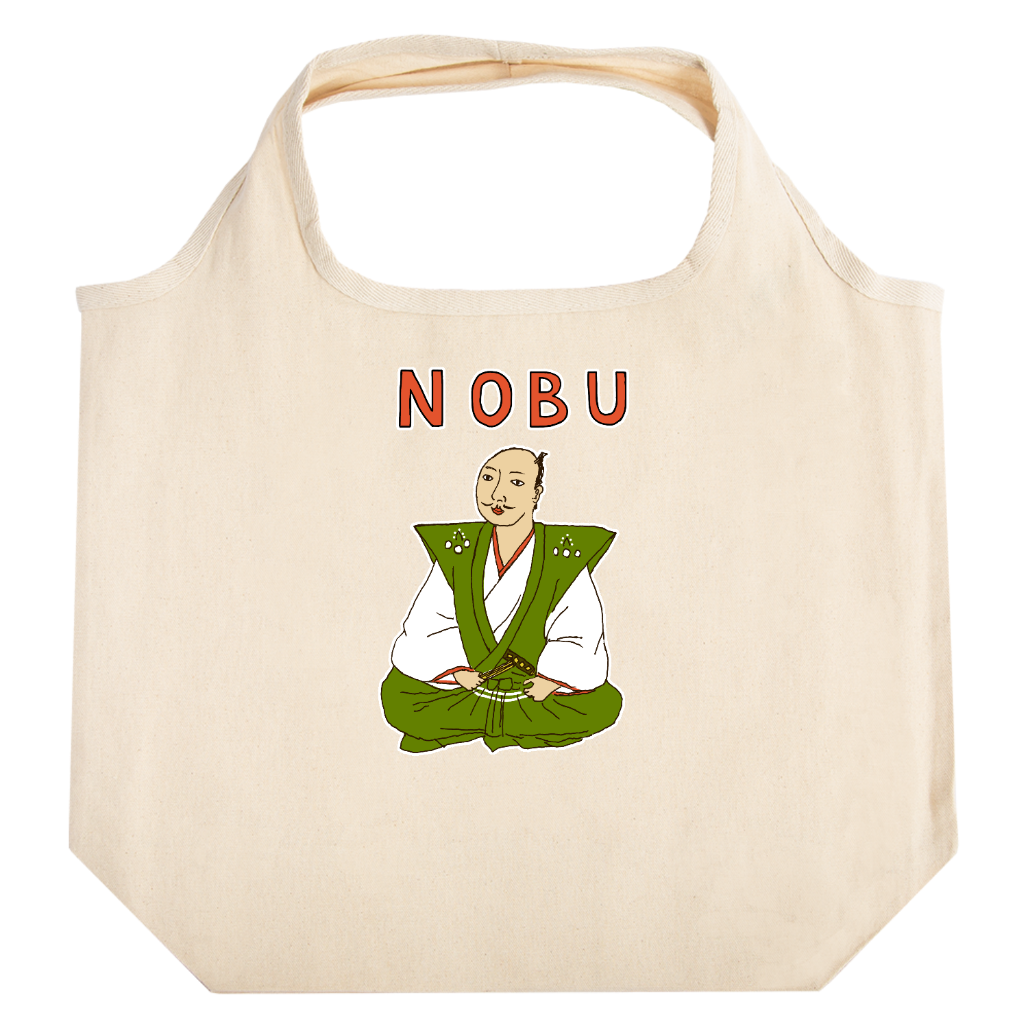 ノブ専用デザイン「NOBU」 たためるマルシェ【白プリントあり】