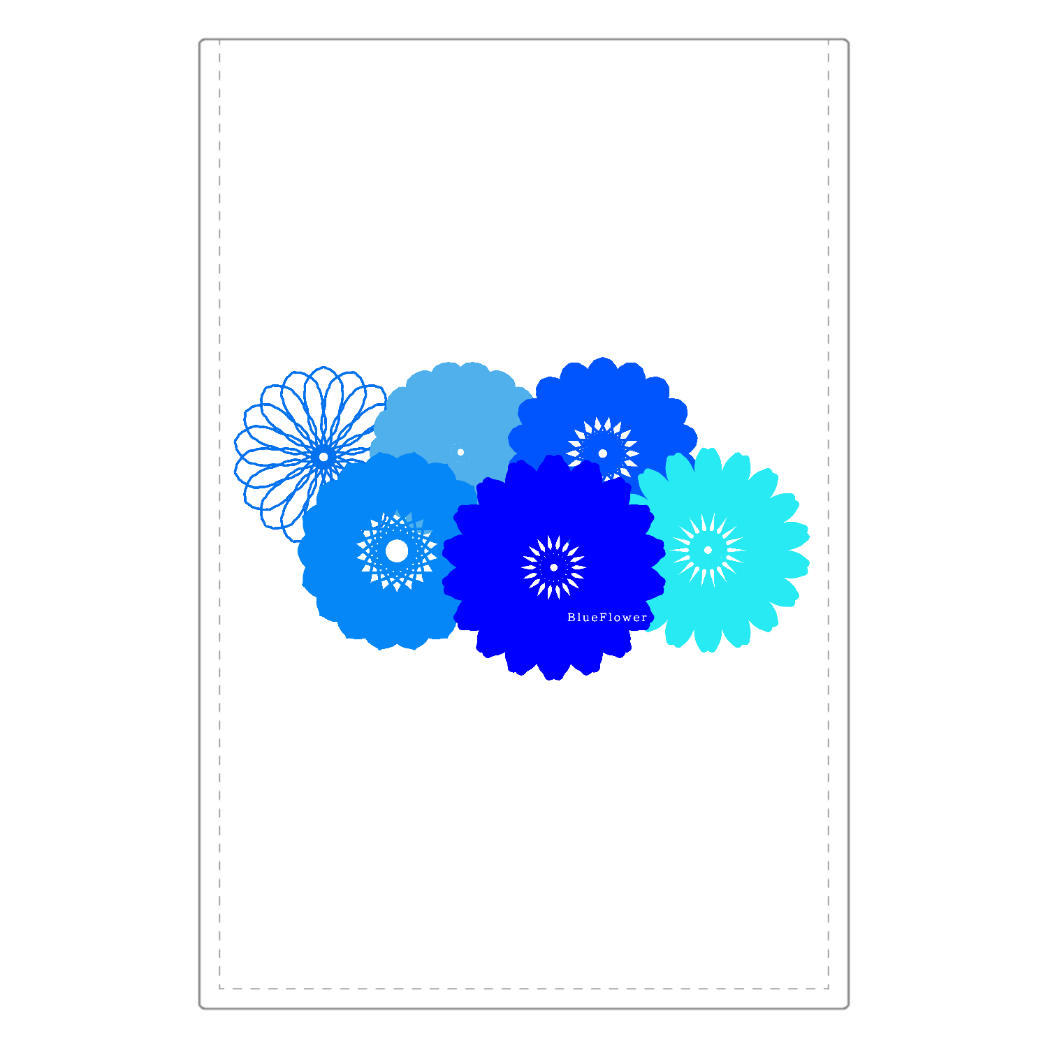BlueFlower ソフトレザーミラー