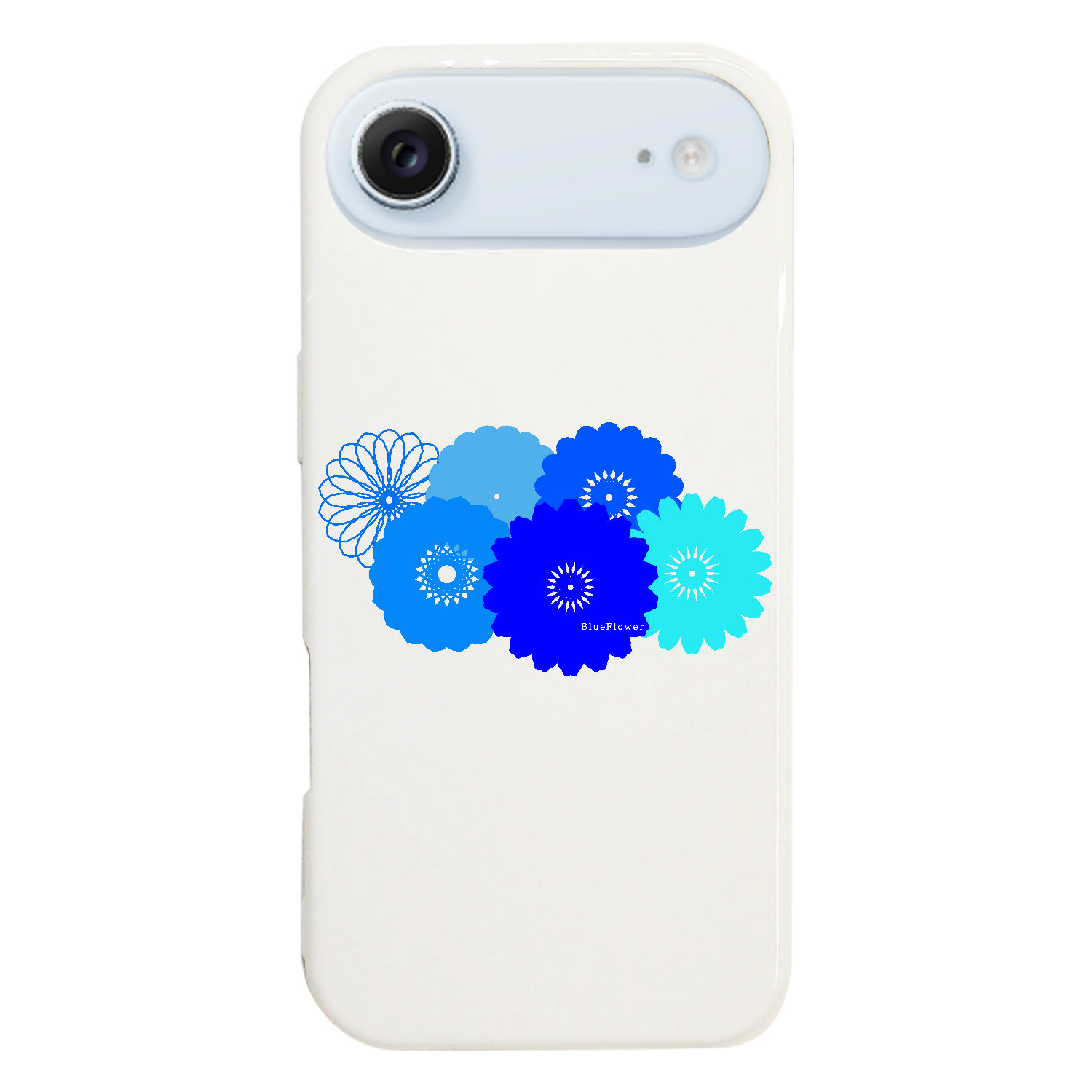 BlueFlower iPhone17 Air (ハードケース)