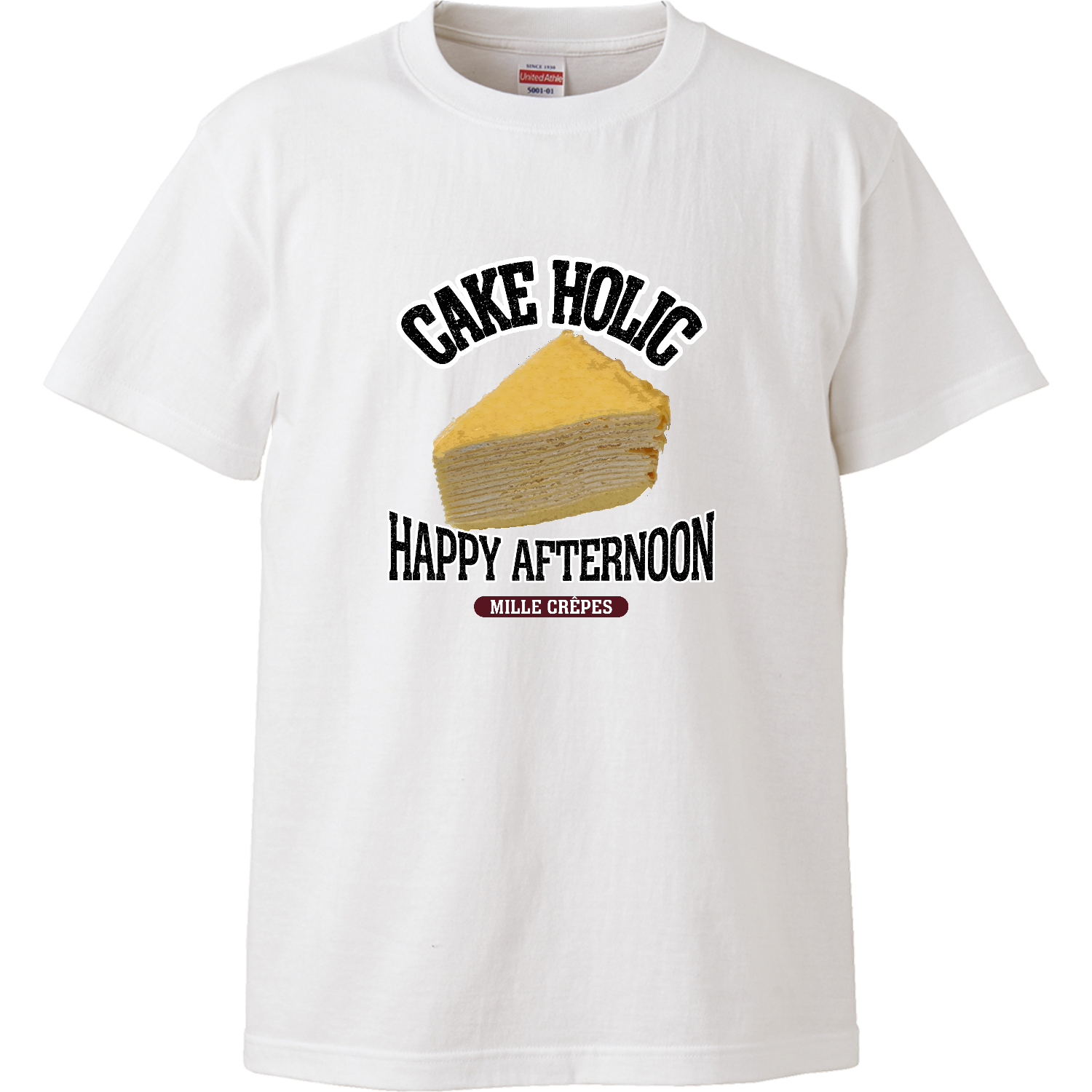 ミルクレープ（ビンテージ風） ハイクオリティーTシャツ