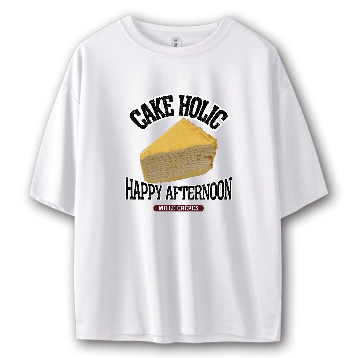 ミルクレープ（ビンテージ風） ストリートＴシャツ