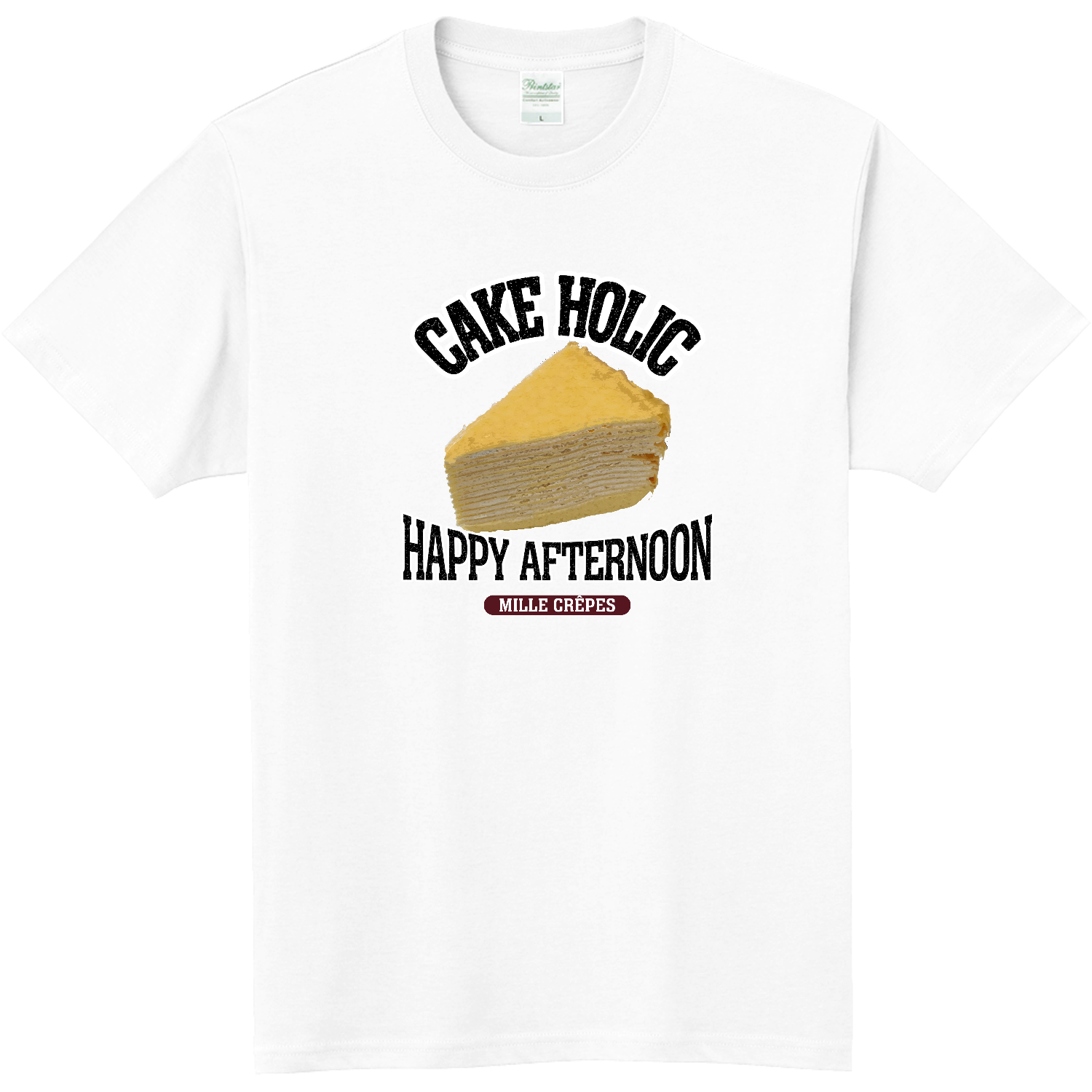 ミルクレープ（ビンテージ風） 軽量Ｔシャツ