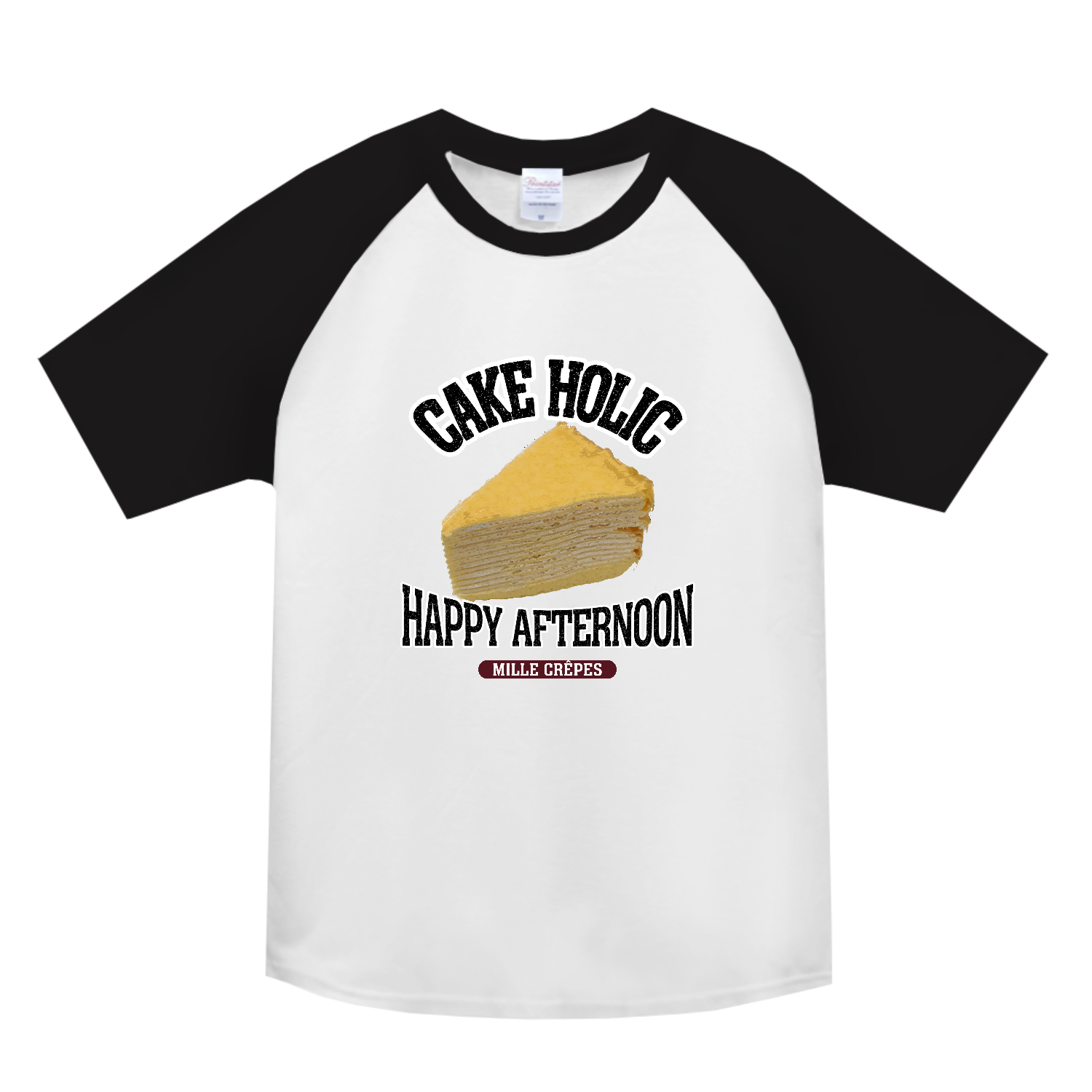ミルクレープ（ビンテージ風） ヘビーウェイトラグランＴシャツ