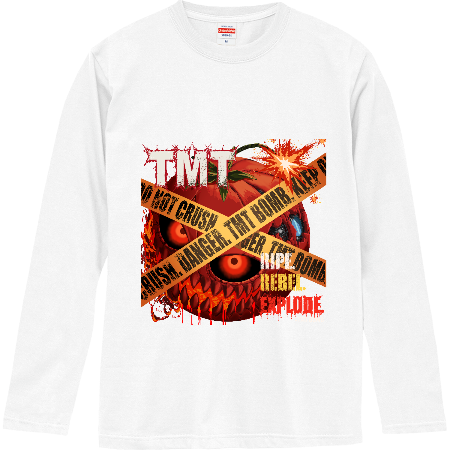 TMT BOMB — RIPE. REBEL. EXPLODE. ロングスリーブTシャツ