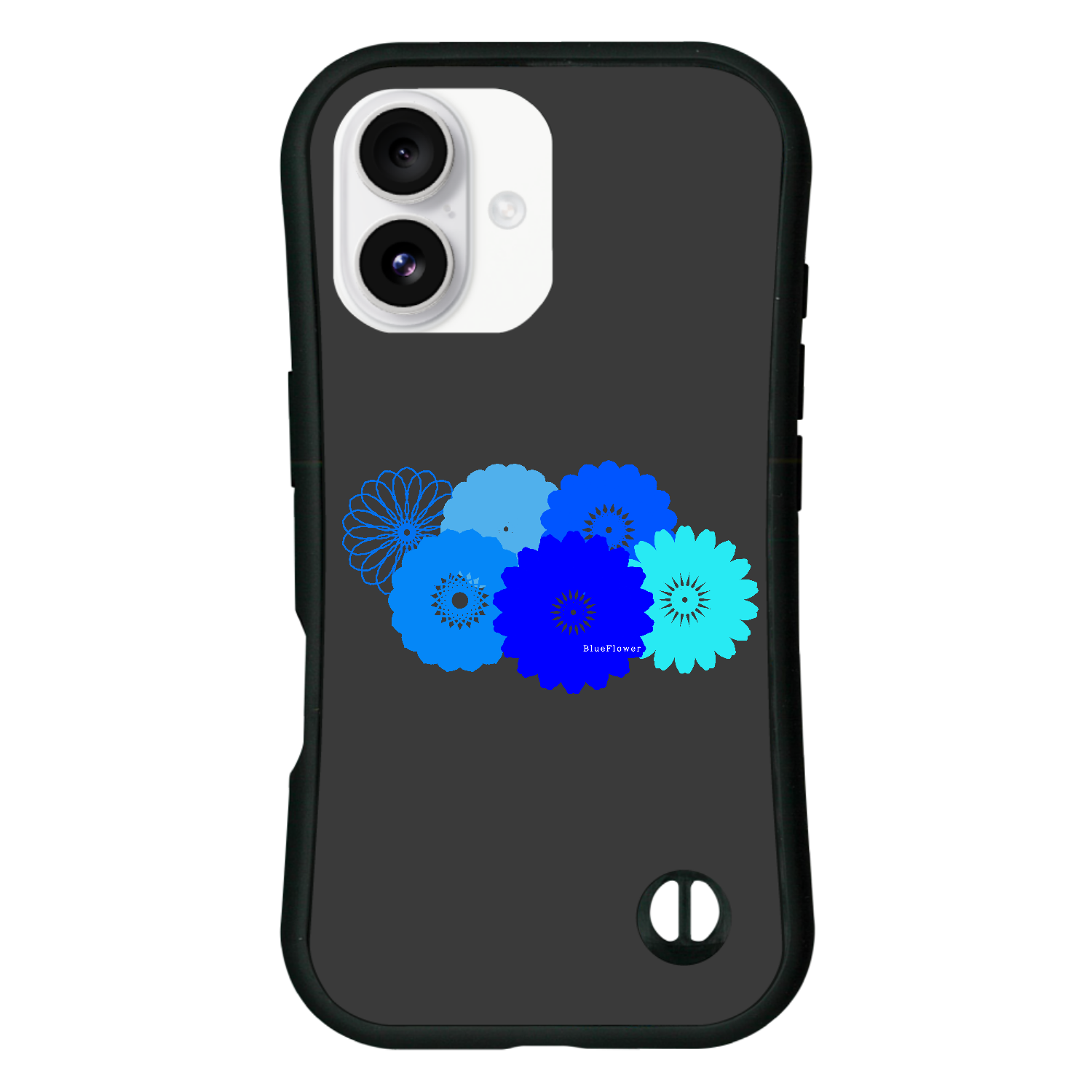 BlueFlower iPhone16 耐衝撃吸収グリップケース