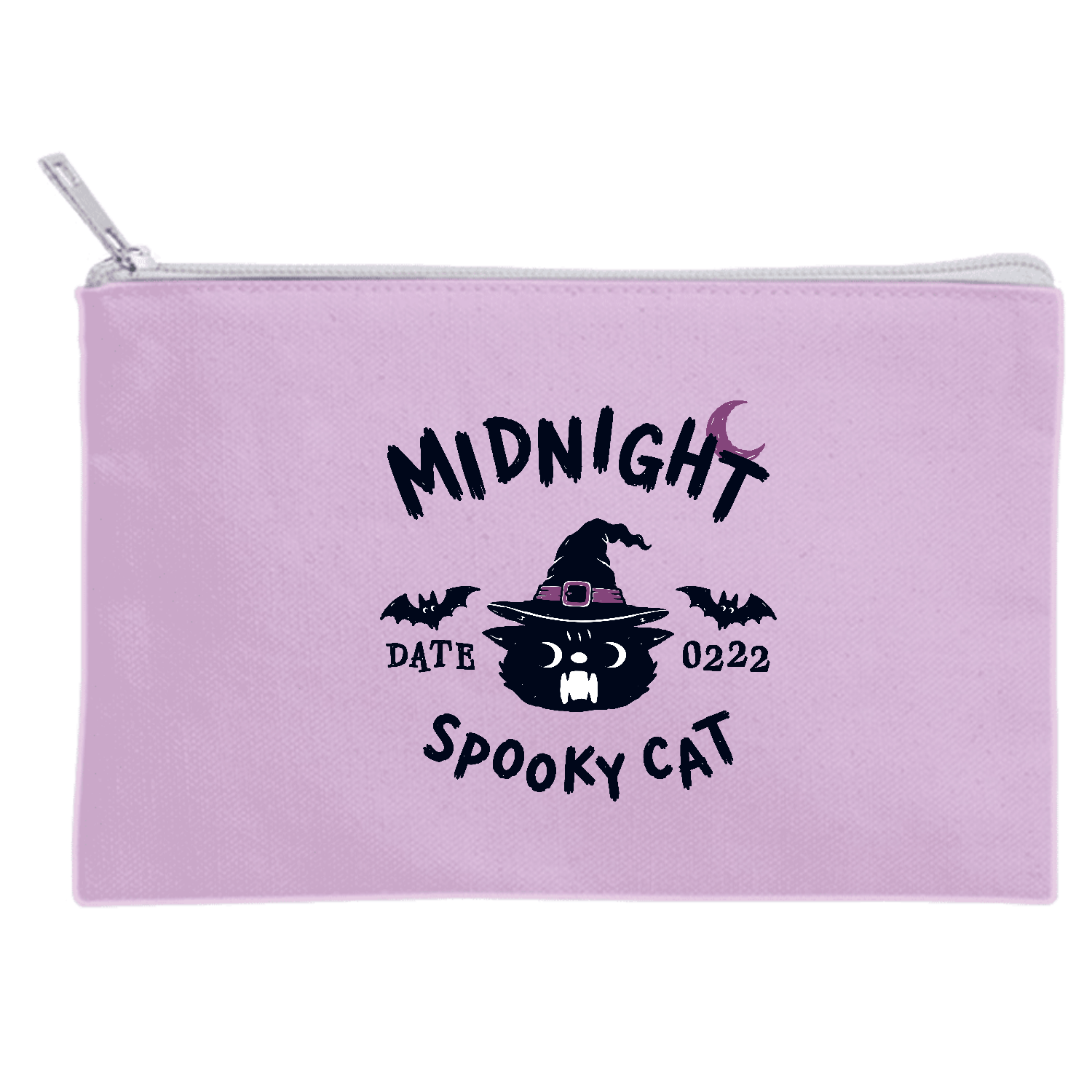 MIDNIGHT SPOOKY CAT 黒猫くん ハロウィン PU ポーチ｜Qroovy