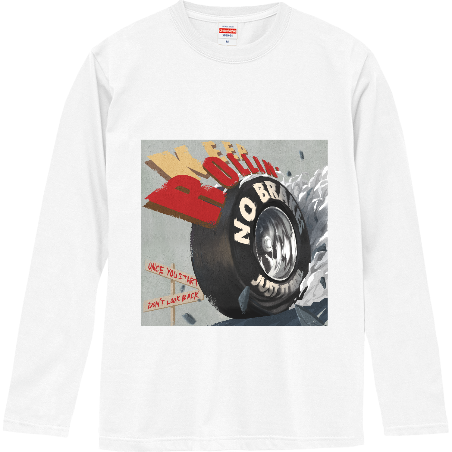 KEEP ROLLIN' ロングスリーブTシャツ