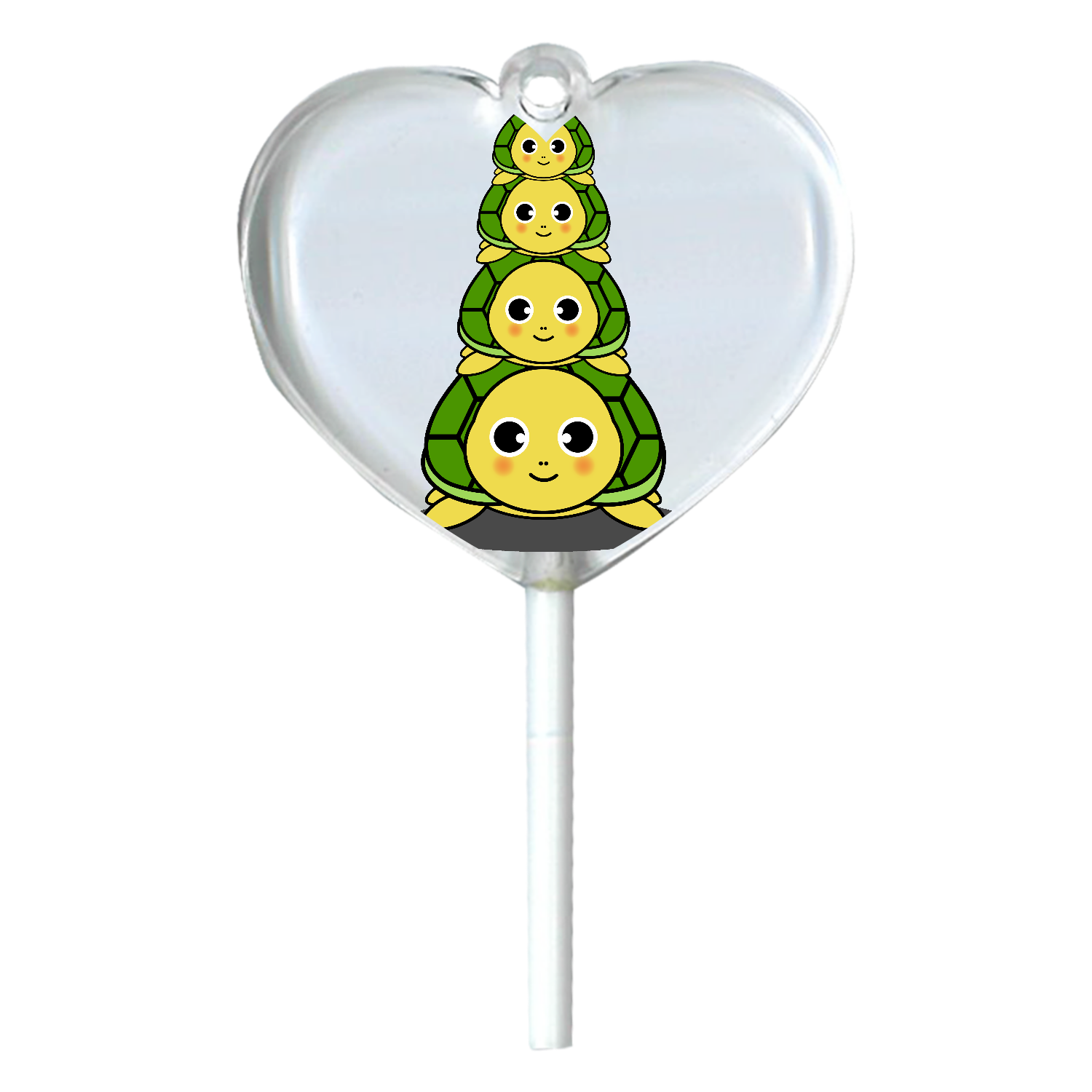 亀ちゃんタワー ハートキャンディアクリルチャーム
