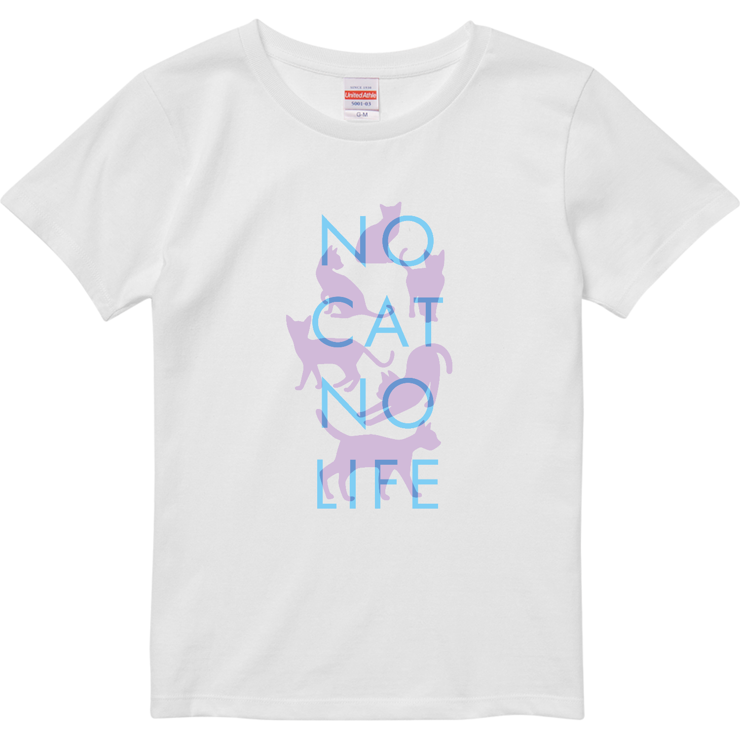 NO CAT NO LIFE 5 ハイクオリティーTシャツ（ガールズ）