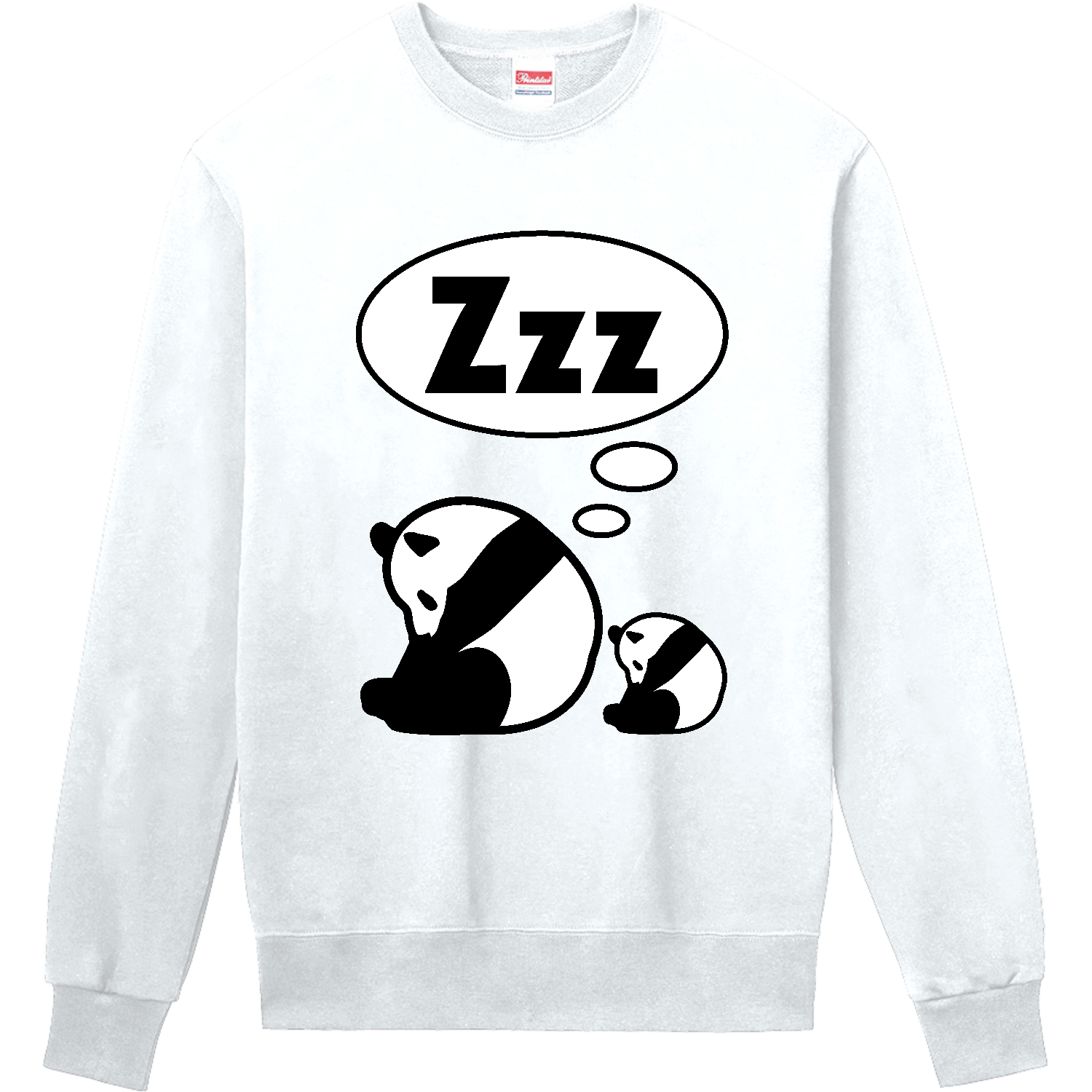 Zzzパンダ 2頭 定番スウェット
