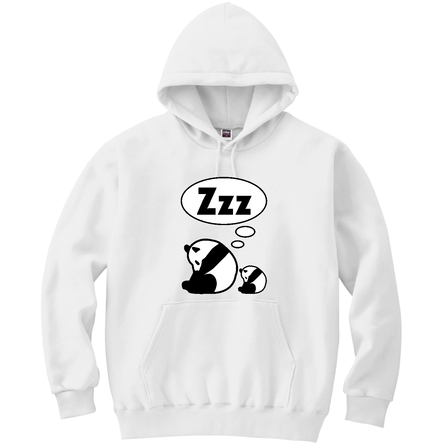 環やね イラストパーカー Zzzパンダ 2頭 パーカー｜DRIPPED -ドリップド- - オリラボマーケット