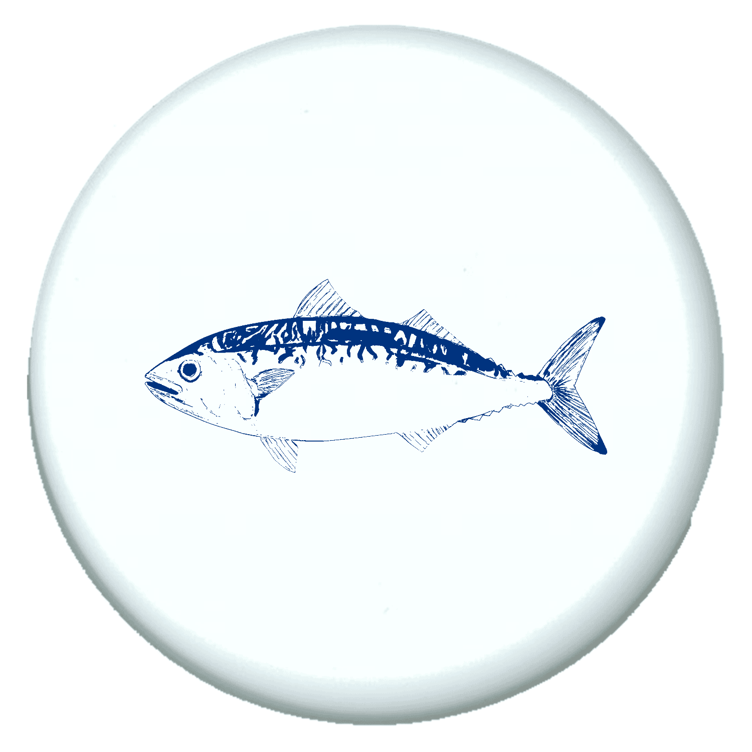 リアルな鯖の線画イラスト プチ缶ソフト