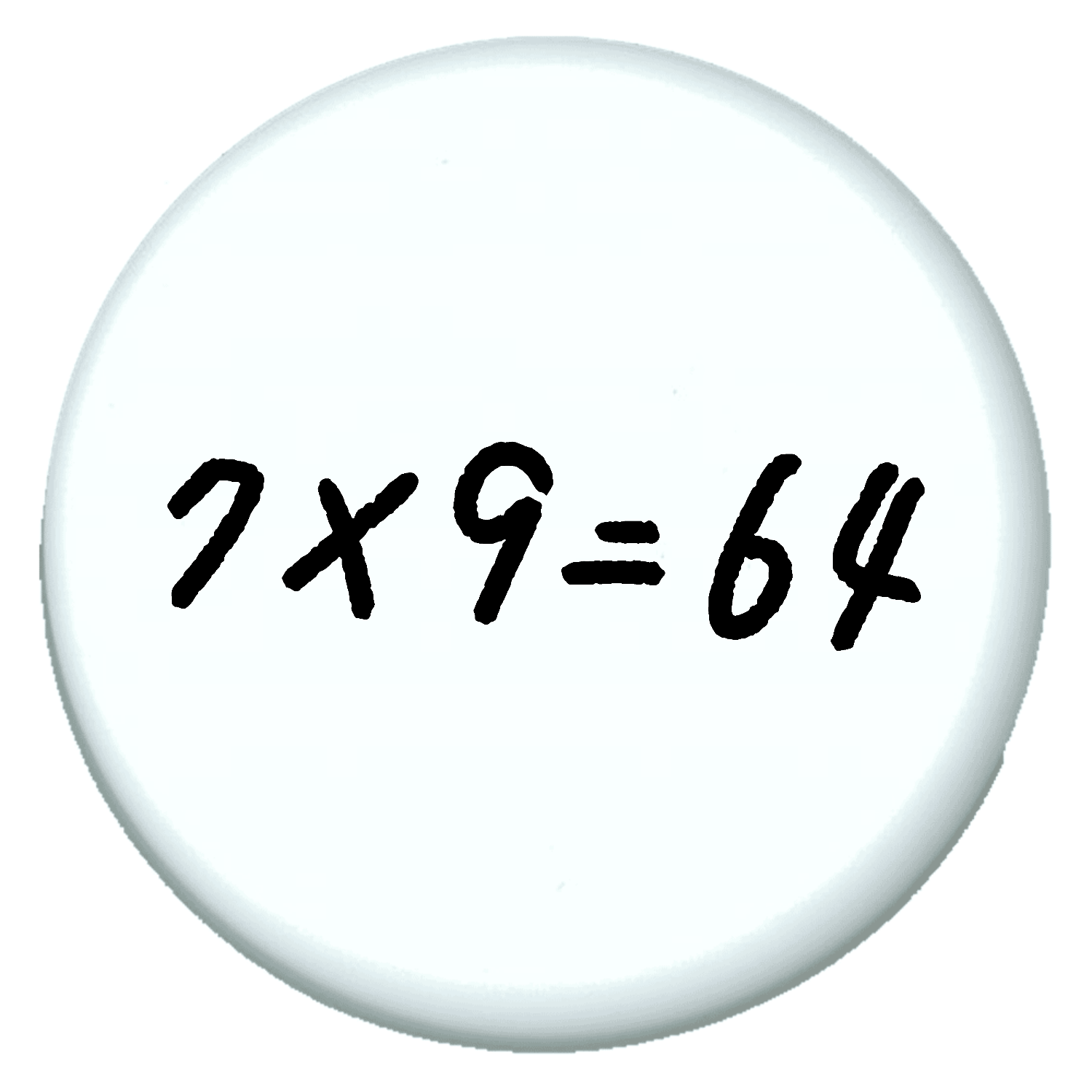 7×9=64、おしい・・・ プチ缶ソフト