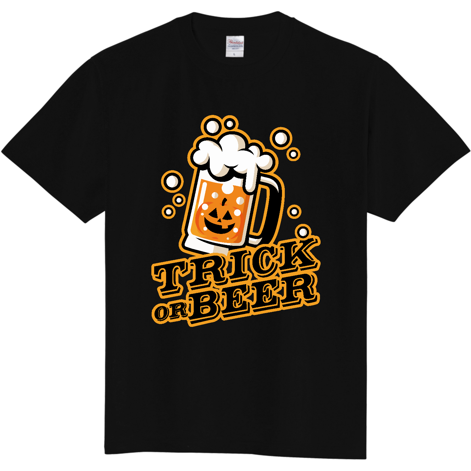 トリック・オア・ビール【ハロウィン・パンプキン】 定番Ｔシャツ