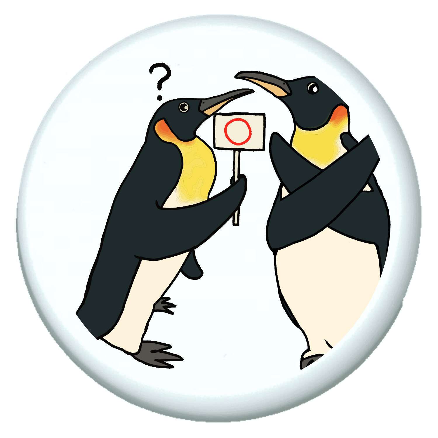 皇帝しないペンギン(全否定ペンギン) パネル｜チコデザ - オリラボ