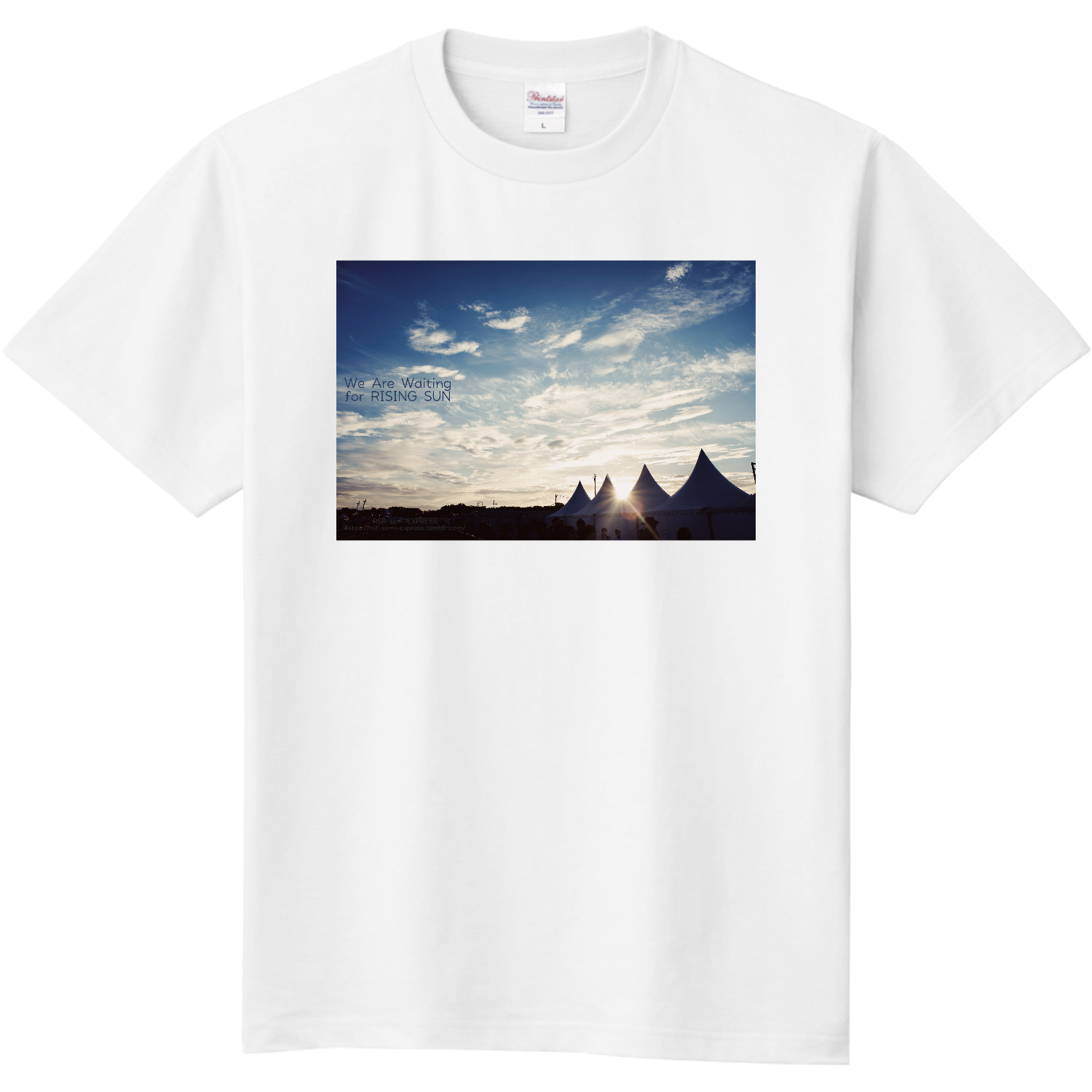 Gerauschhersteller Rewilding サイン入り　限定50部 We Are Waiting for RISING SUN（その8） Tシャツ｜Shop by RSR semi