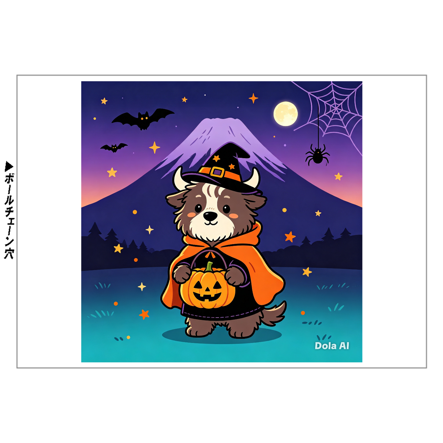 ✿あつこ様確認用✿　ハロウィンとかクリスマスとか… 富士山、ミニチュアスコッティハイランド牛とハロウィン カード