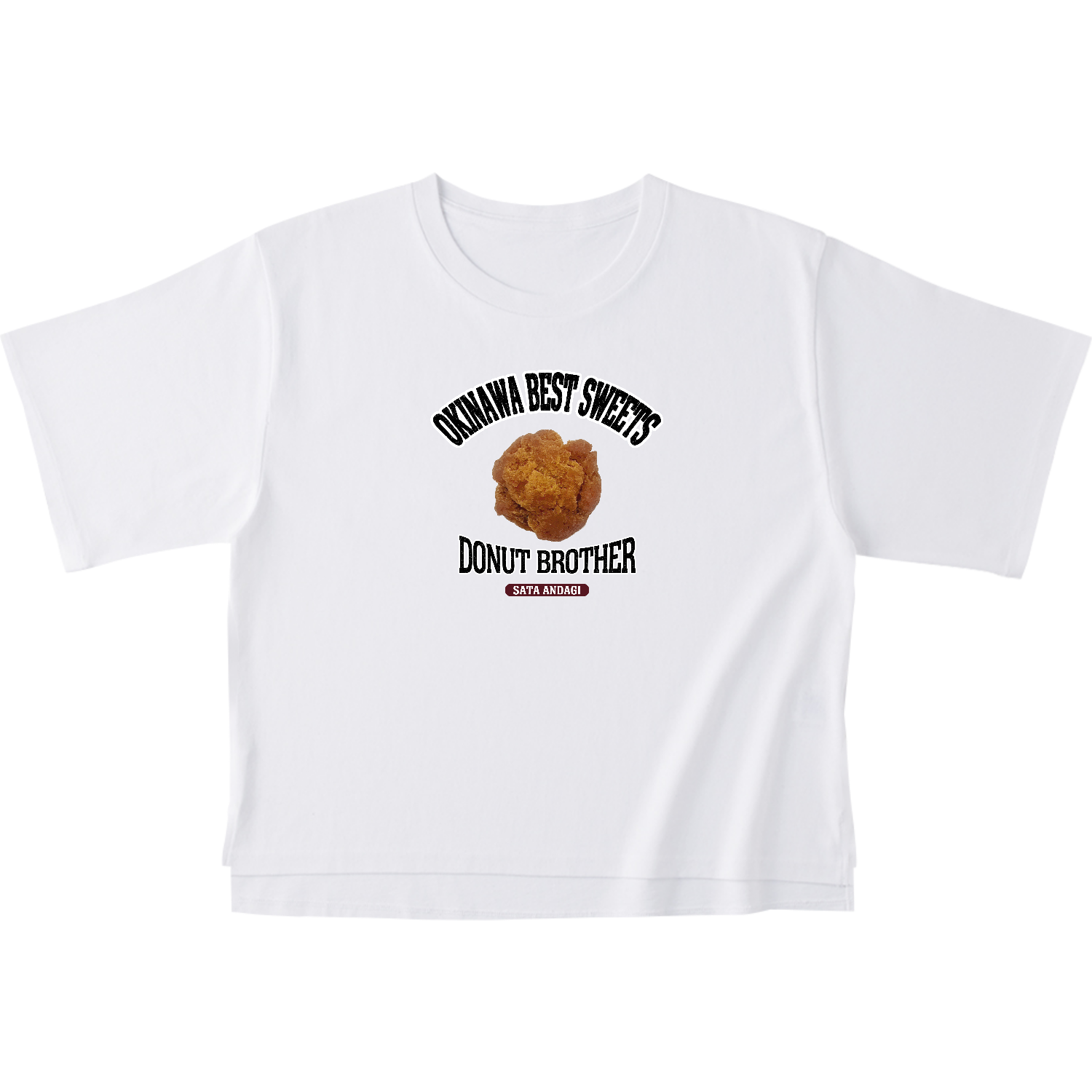 サーターアンダギー（ビンテージ風） オープンエンドマックスウェイトウィメンズオーバーTシャツ