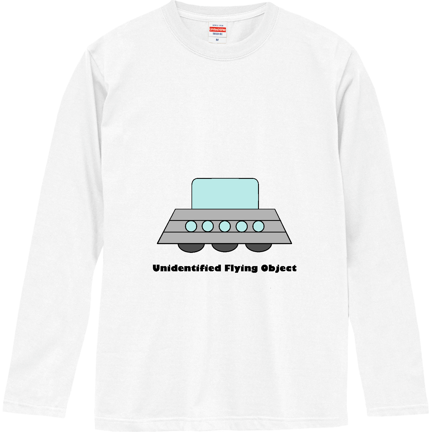 【新品未使用】seventenbymihokawahito 長袖Tシャツ 未確認飛行物体 長袖Tシャツ｜京和企画 - オリラボマーケット