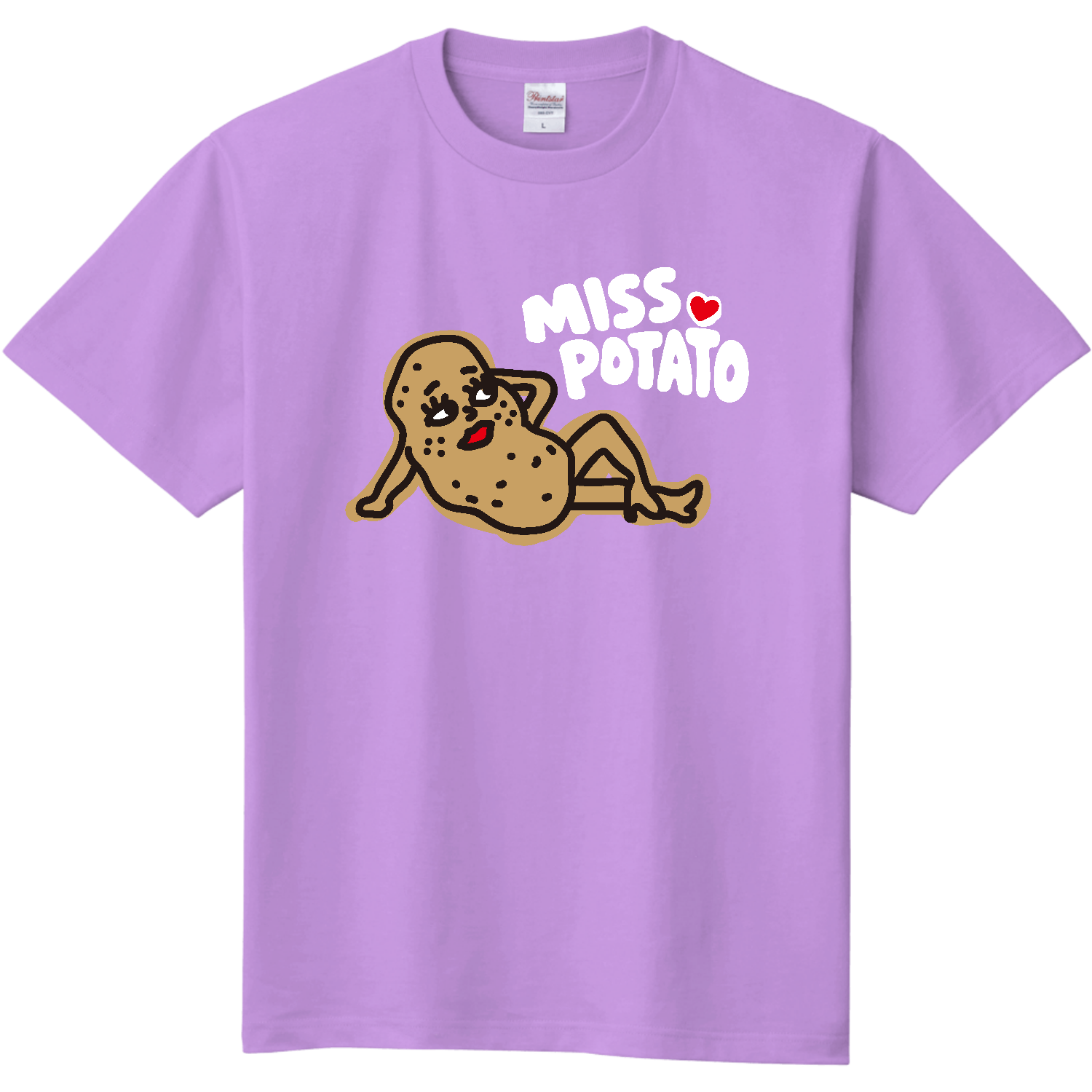 ミスポテト・ポテトのお嬢さま【野菜・じゃがいも】 Tシャツ