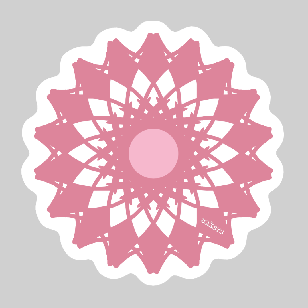さくら ダイカットアクリルヘアゴム