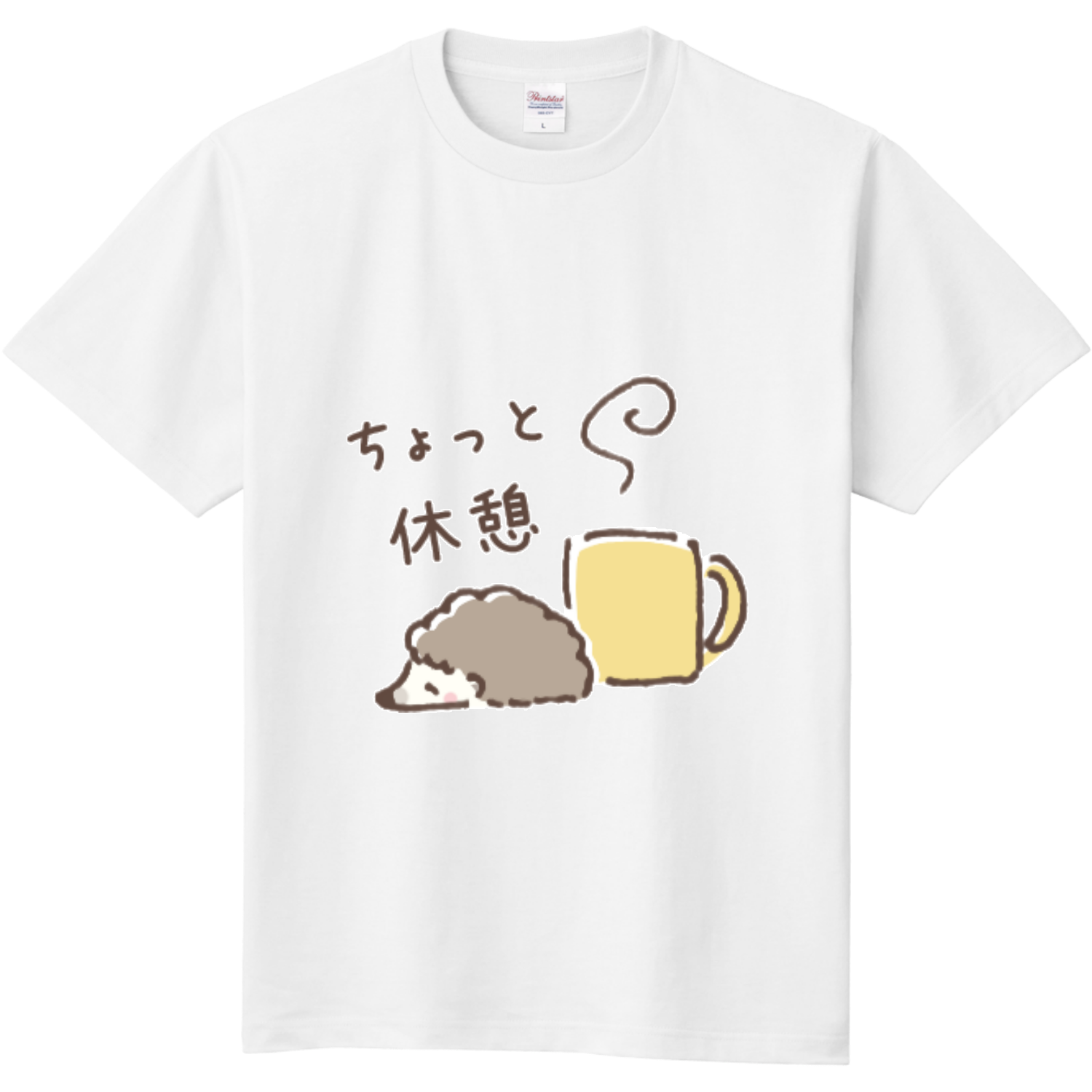 無気力なハリネズミ_ちょっと休憩 長袖Tシャツ｜lemonysnow - オリラボ