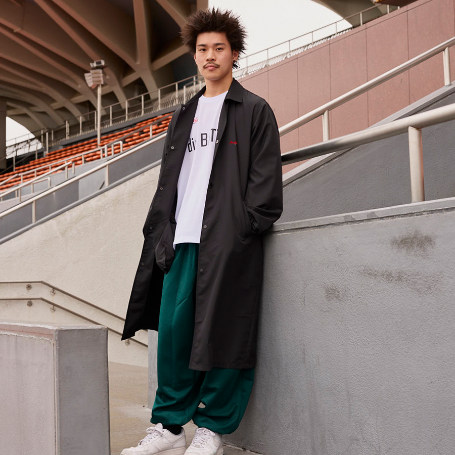 dip BATTLES ロングジャケット（T） ストリートロングジャケット