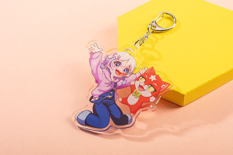 【オリラボ限定】アクリルキーホルダーB (受注生産) アクリルキーホルダー(ダイカット)