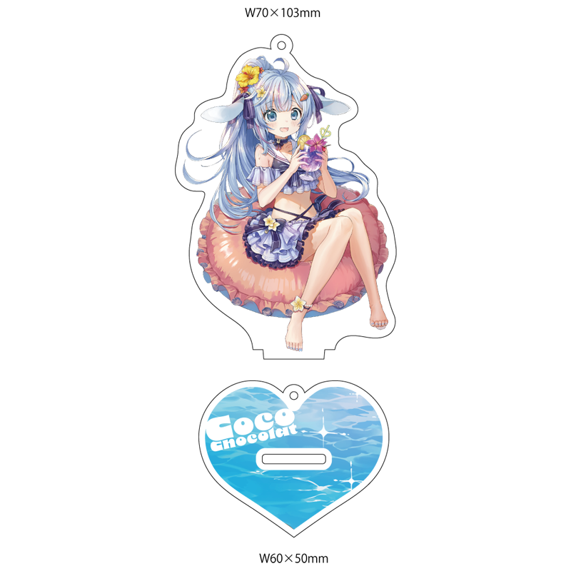 【オリラボ限定】オリジナルグッズ2点セット(受注生産)ダイカットアクリルスタンド1