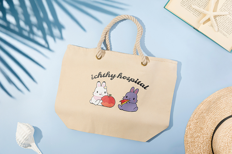 【オリラボ限定】「WE LIKE APPLES」キャンバスマリントート キャンバスマリントート（M）