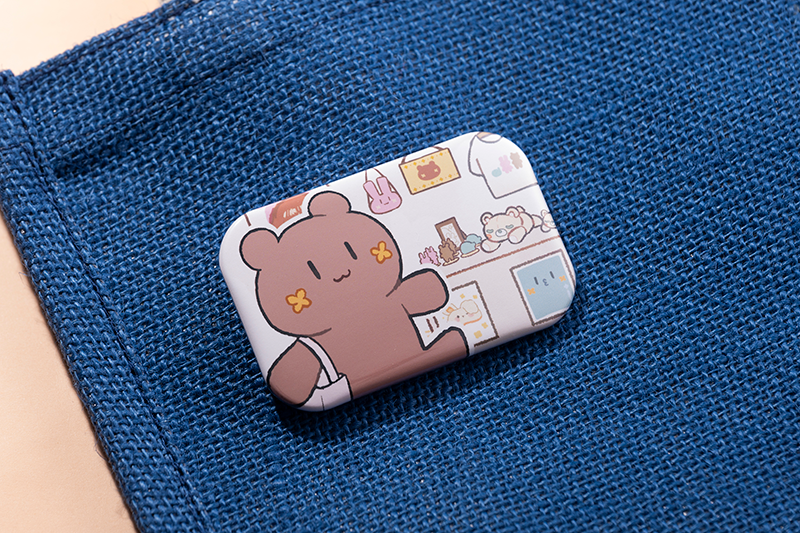 【オリラボ限定】がびさま お出かけ缶バッジ04(受注生産) 缶バッジ