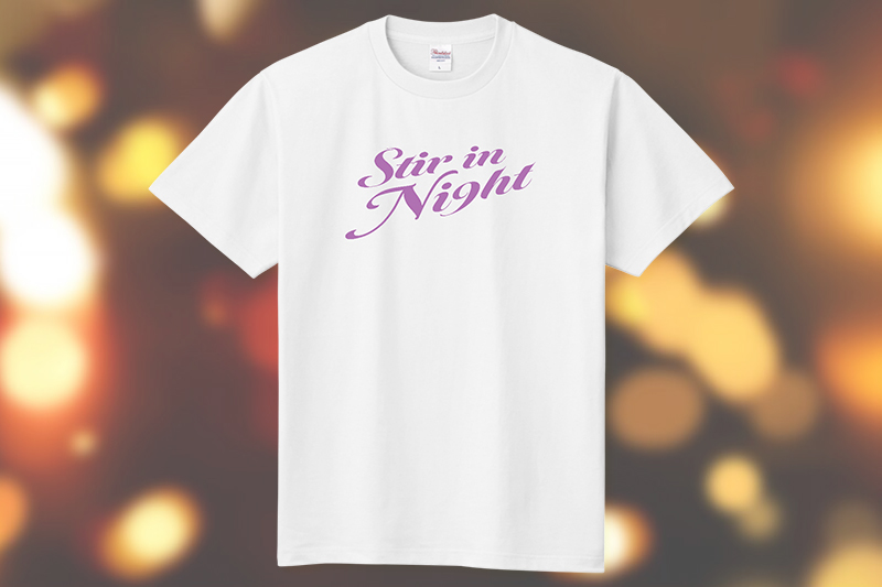 【オリラボ限定】朔夜トバリさま 「Stir in Ni9ht」Tシャツ(white) 定番Ｔシャツ