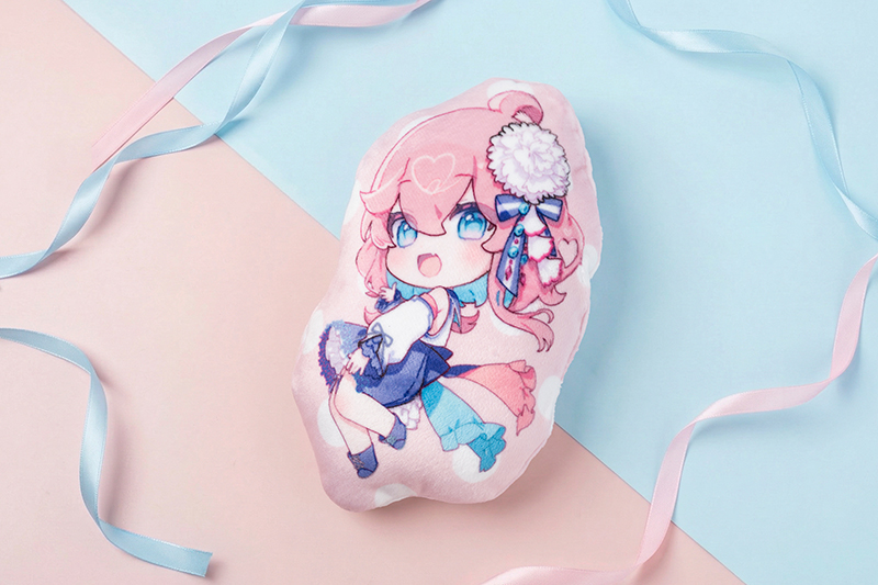 【オリラボ限定】マシュマロミニクッション【くゆりver.(女の子)】(受注生産) クッション
