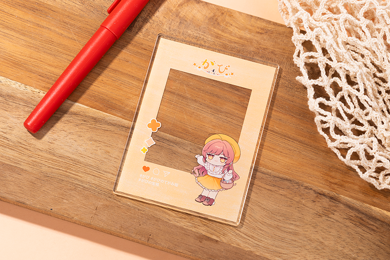 【オリラボ限定】がびさま お出かけSNS風クリアカード(受注生産) 透明カード